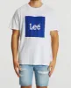 Lee Squared T-Shirt Royal Blue sold by Neverland
