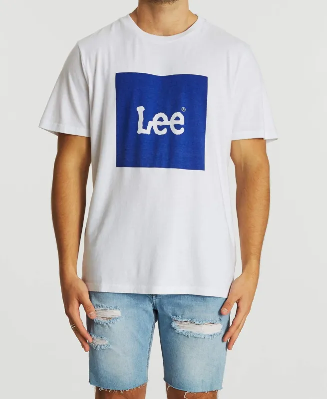 Lee Squared T-Shirt Royal Blue sold by Neverland