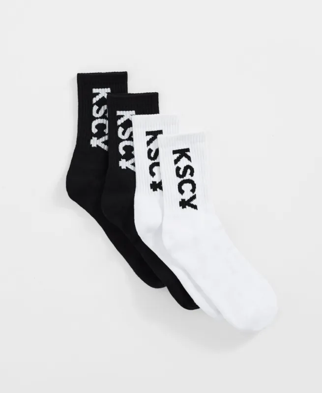 Icarus Mid Socks 2 Pack Multi Colour sold by Neverland