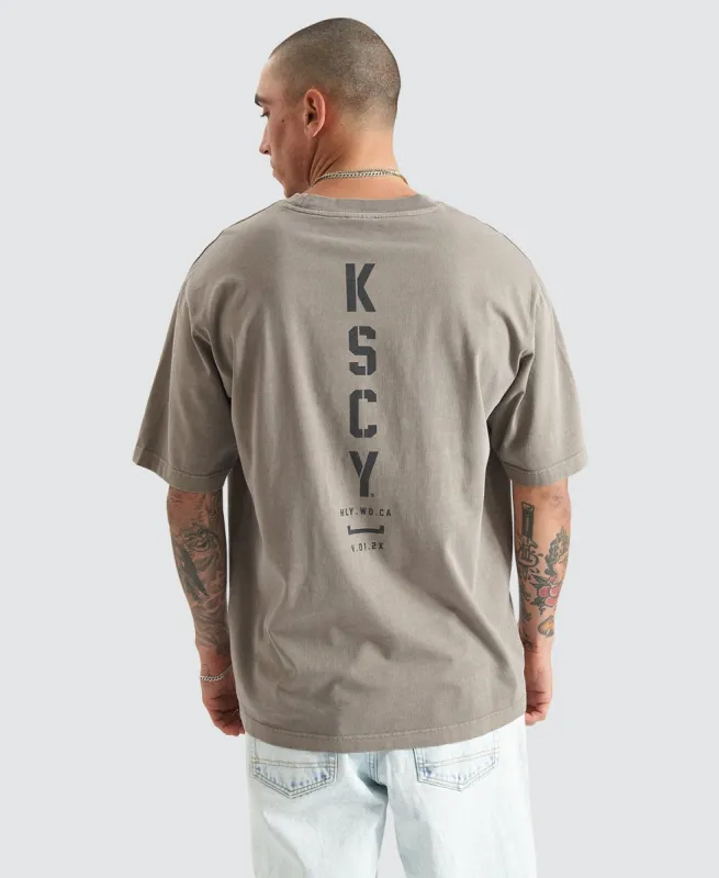 Trojan Heavy Oversized Tee Pigment Driftwood sold by Neverland