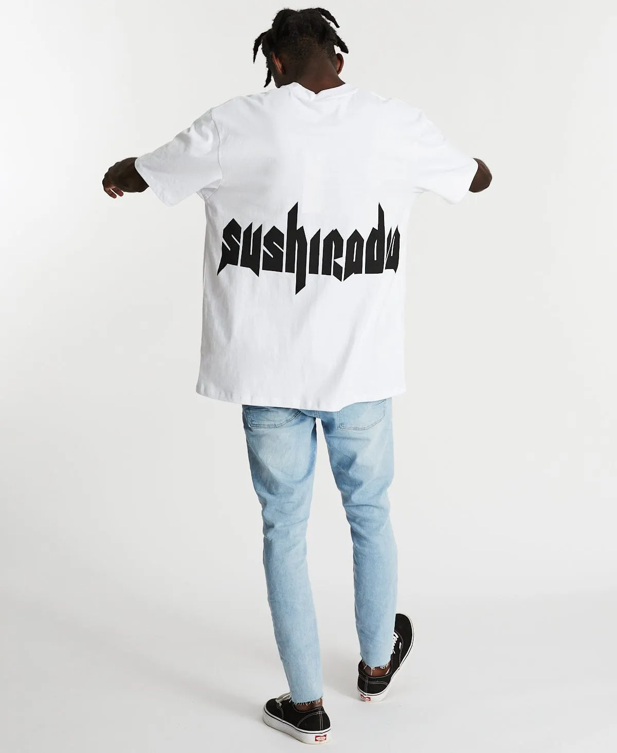 Alibi Box Fit T-Shirt White sold by Neverland product image thumbnail 5