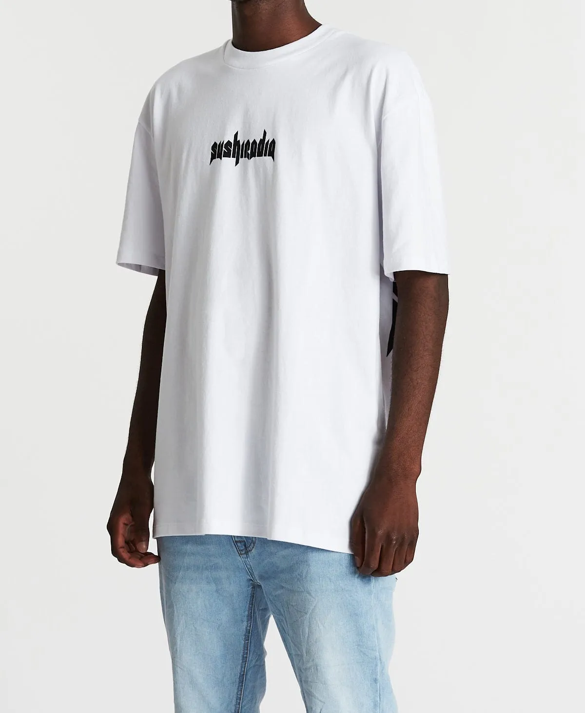 Alibi Box Fit T-Shirt White sold by Neverland product image thumbnail 3