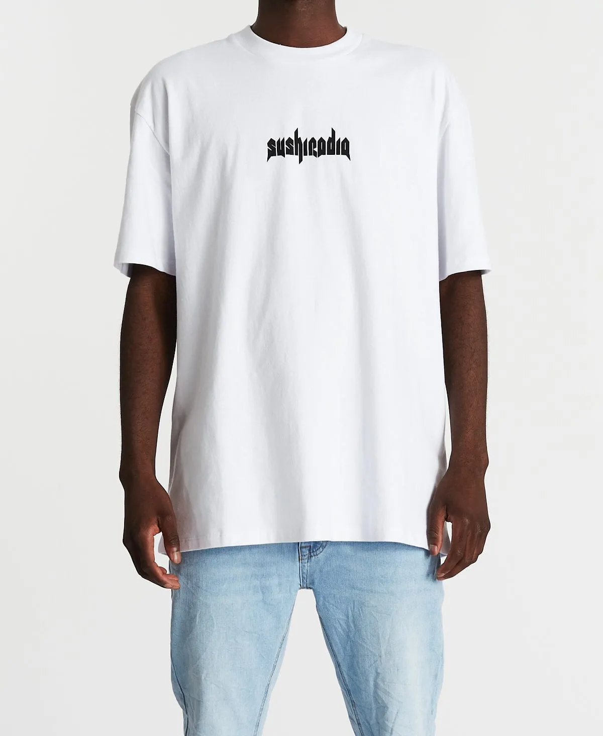 Alibi Box Fit T-Shirt White sold by Neverland product image thumbnail 2