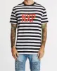Westley Relaxed Fit T-Shirt Black/White Stripe sold by Neverland