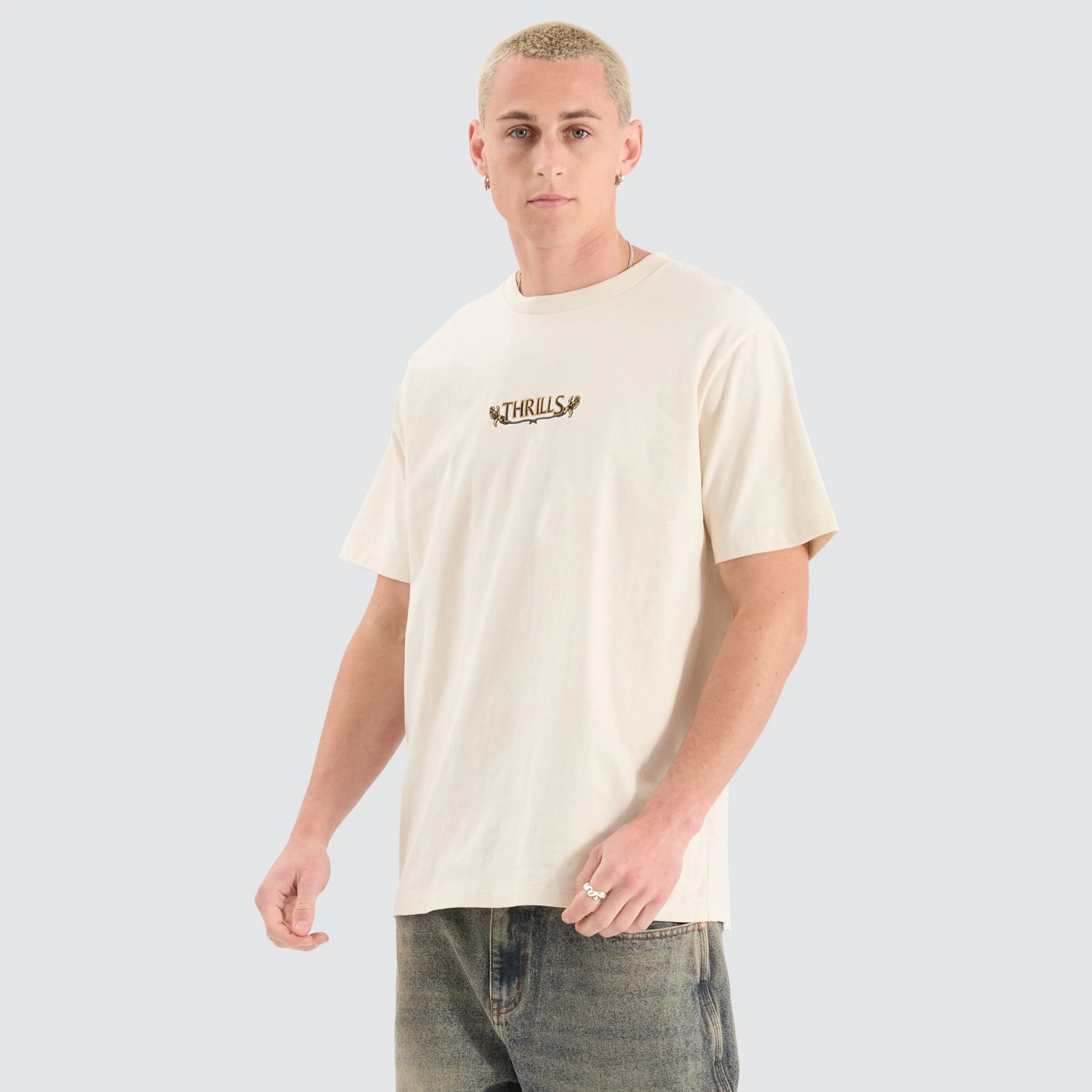 Flowershop Merch Fit Tee White sold by Neverland product image thumbnail 3