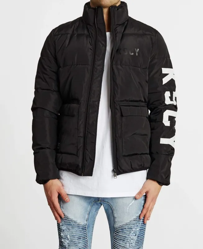 Process Puffer Jacket Jet Black sold by Neverland