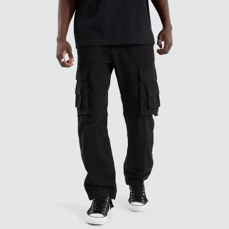 Artillery Ripstop Cargo Pant Black sold by Neverland