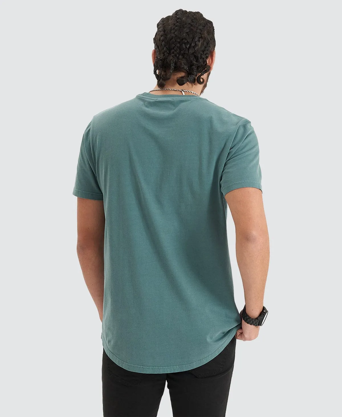 Blockade Dual Curved Tee Pigment Silver Pine sold by Neverland product image thumbnail 4