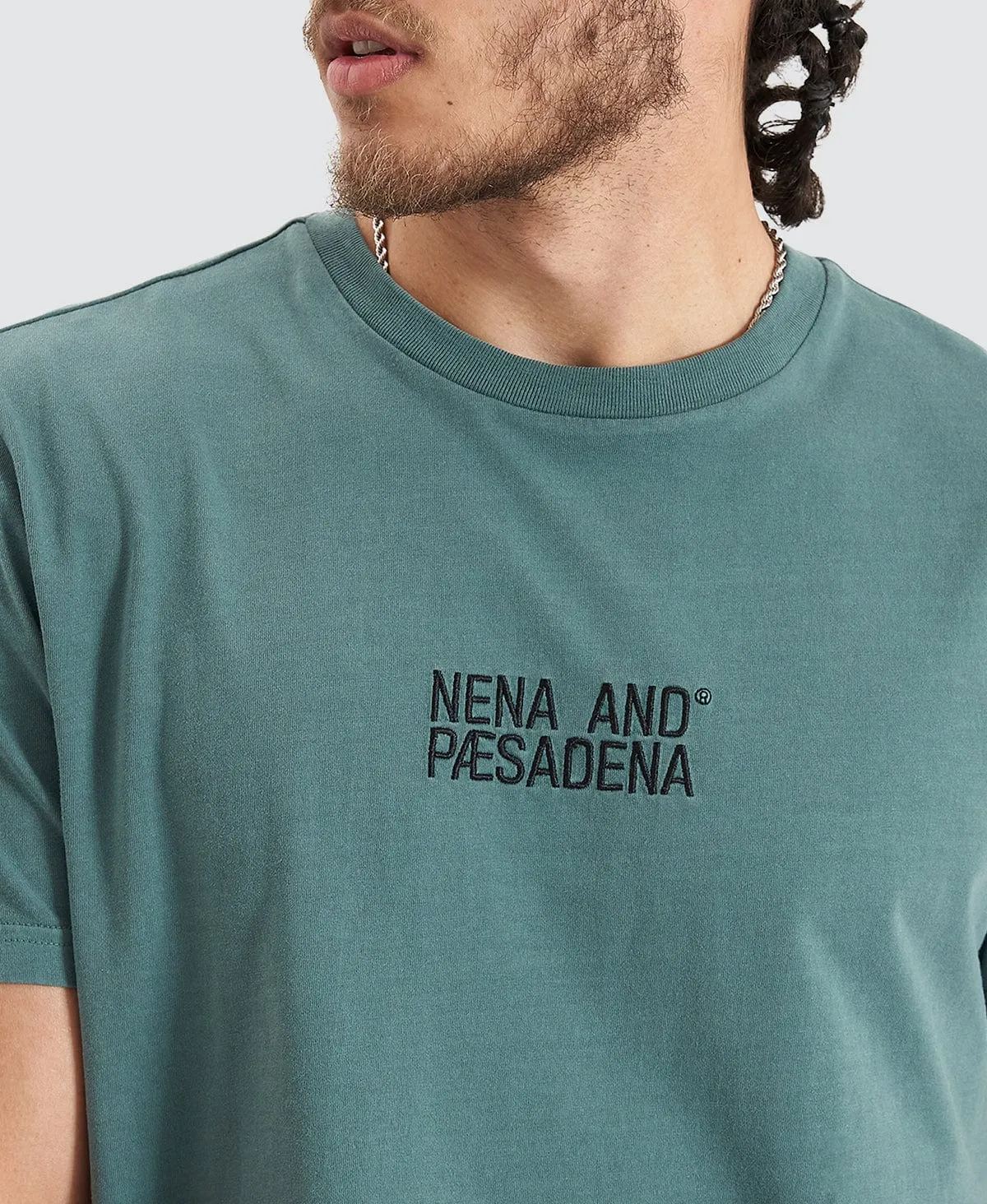 Blockade Dual Curved Tee Pigment Silver Pine sold by Neverland product image thumbnail 2