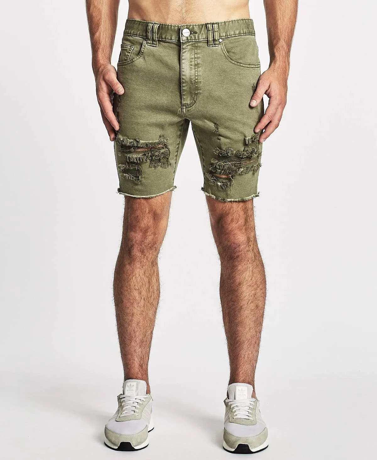 Warrior Short Destroyed Khaki sold by Neverland product image thumbnail 3