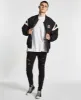 Duke Oversized Bomber Jacket Black sold by Neverland