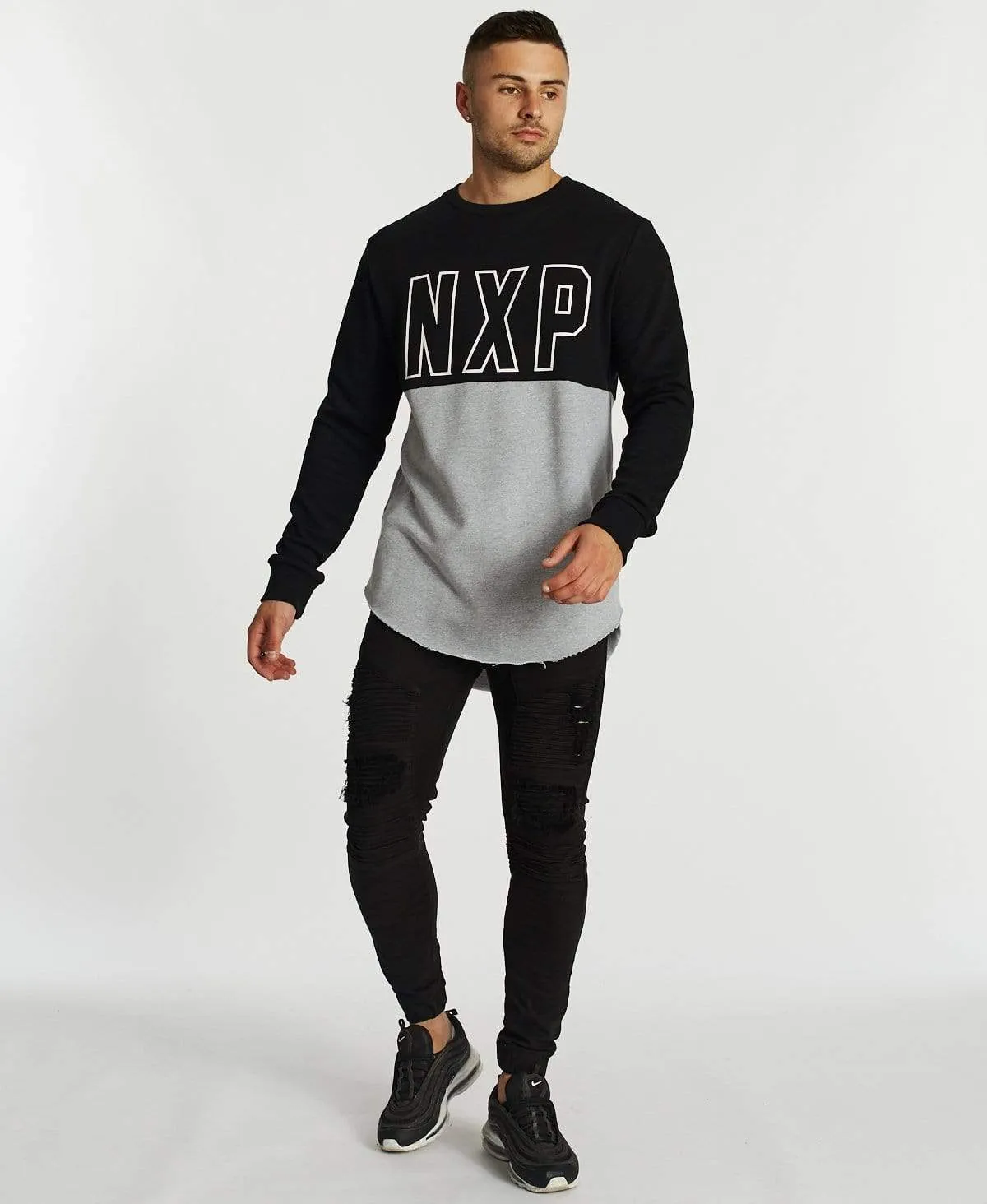 Outnumbered Dual Curved Jumper Jet Black sold by Neverland product image thumbnail 4