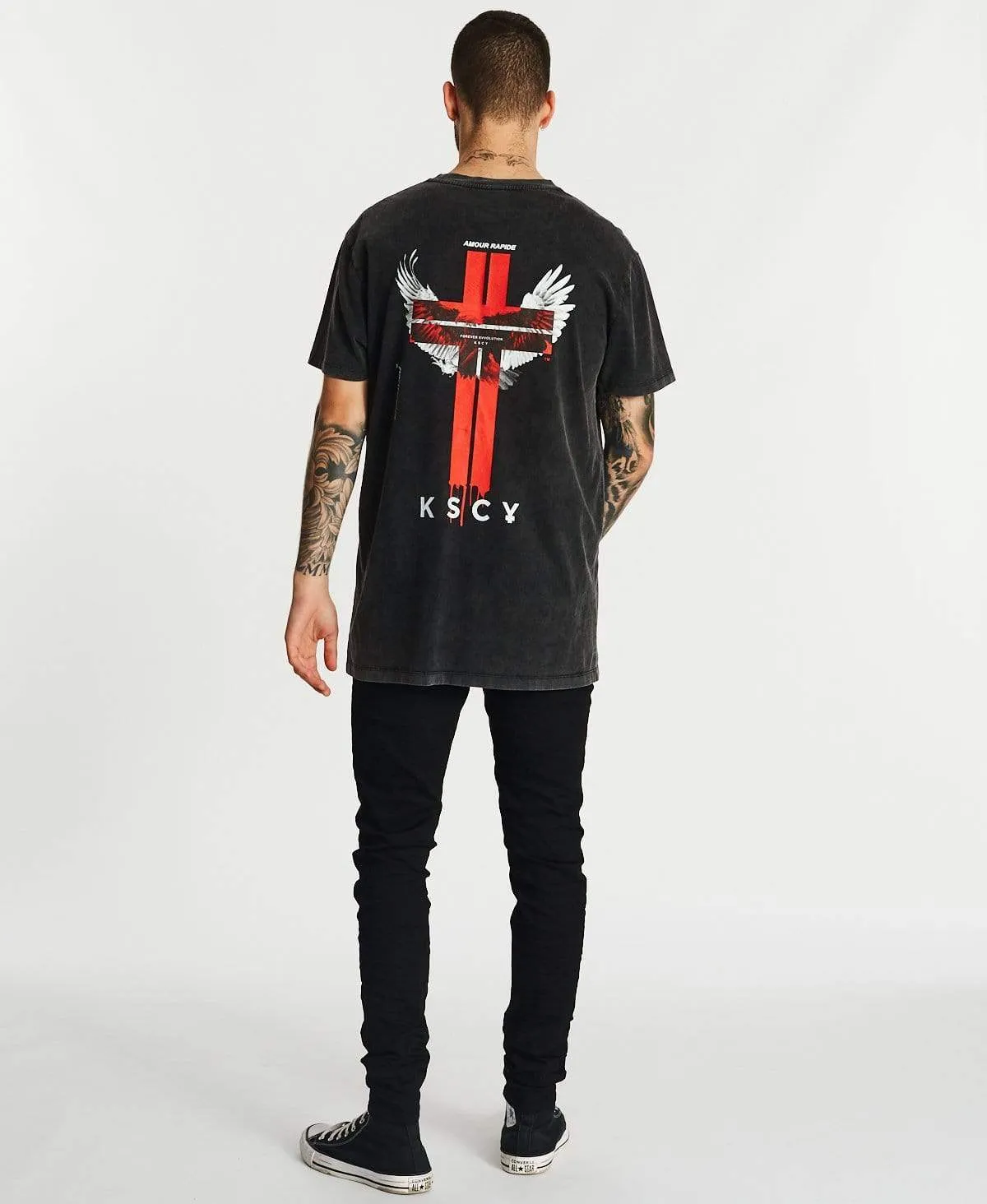 Quick Love Relaxed T-Shirt Mineral Black sold by Neverland product image thumbnail 5