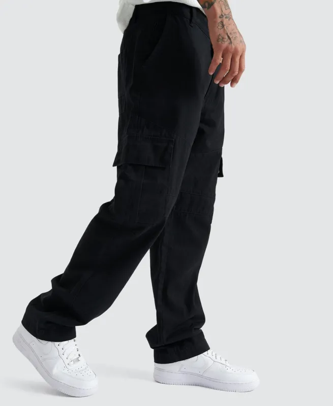 Crawford Cargo Pant Black sold by Neverland