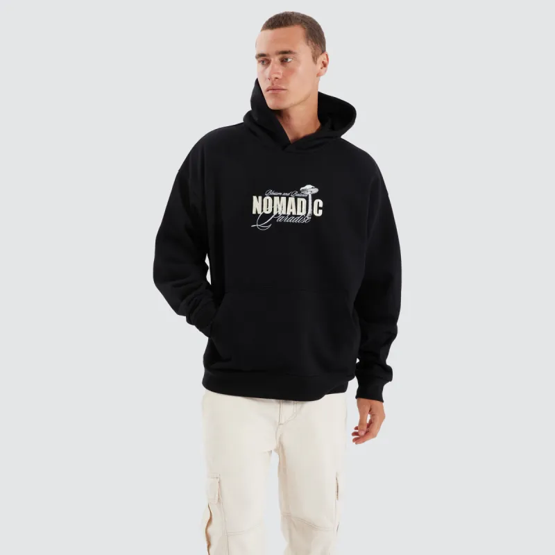 Toadstool Oversized Hoodie Jet Black sold by Neverland