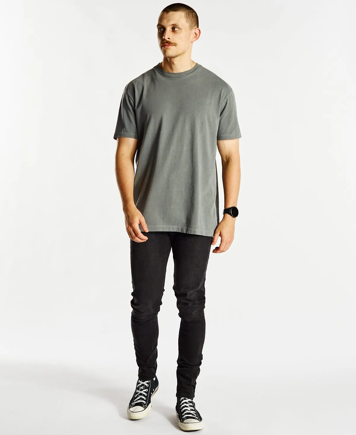 Lincoln Relaxed T-Shirt Pigment Steel Grey sold by Neverland product image thumbnail 4