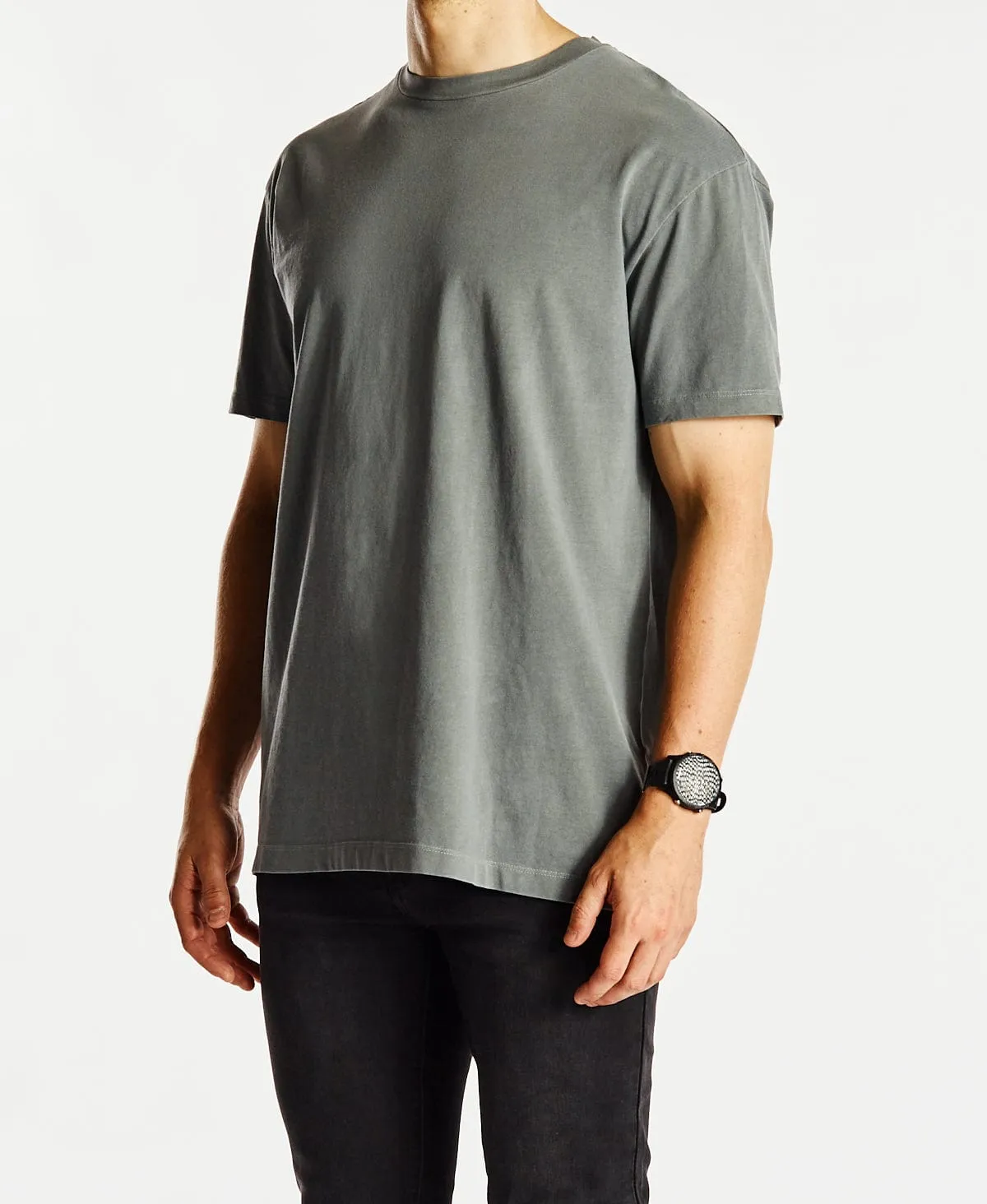 Lincoln Relaxed T-Shirt Pigment Steel Grey sold by Neverland product image thumbnail 3