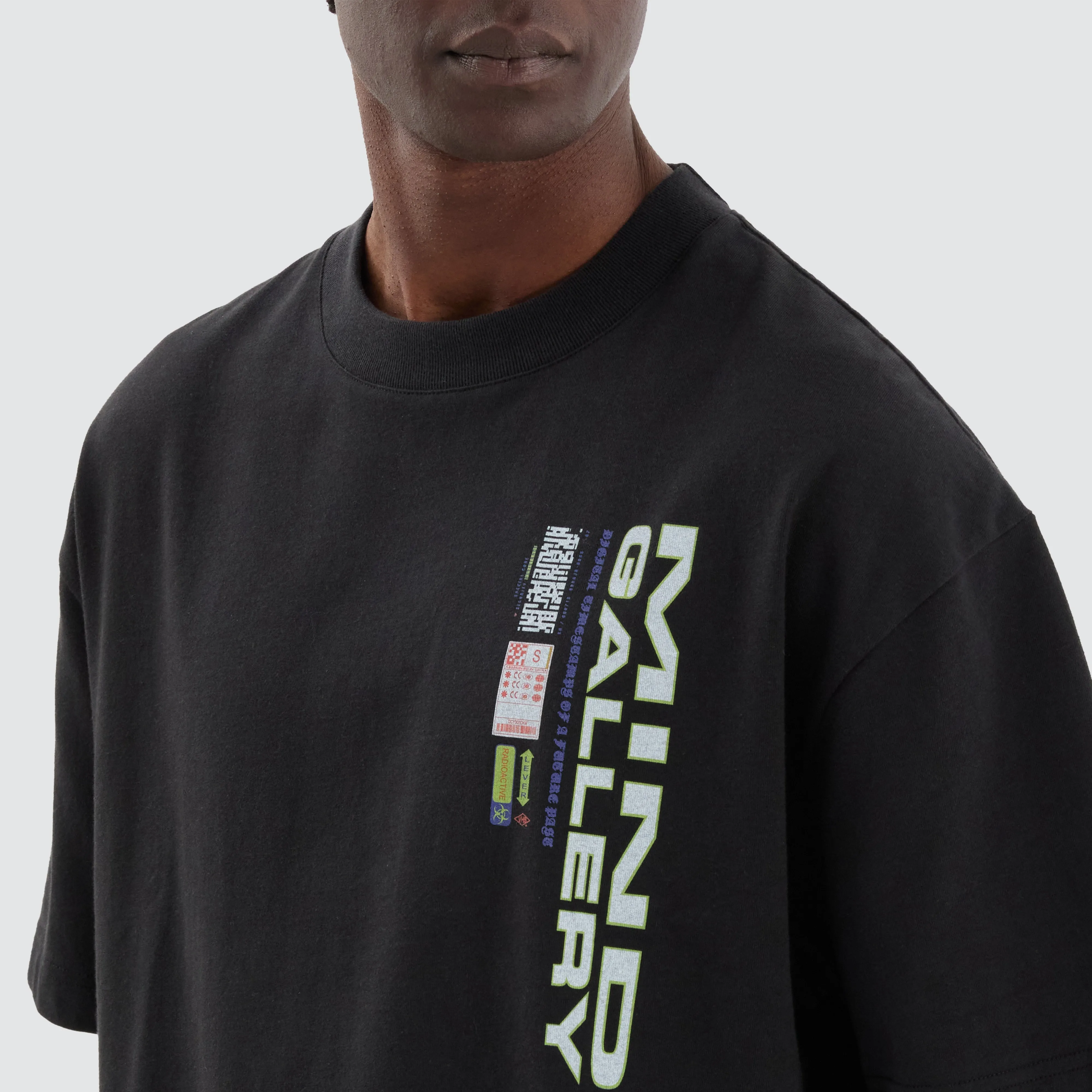 Sticker Street Tee Anthracite Black sold by Neverland product image thumbnail 3