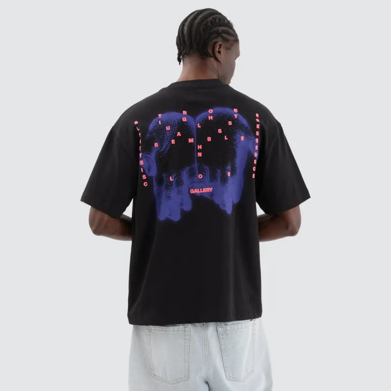 Code Street Tee Jet Black sold by Neverland