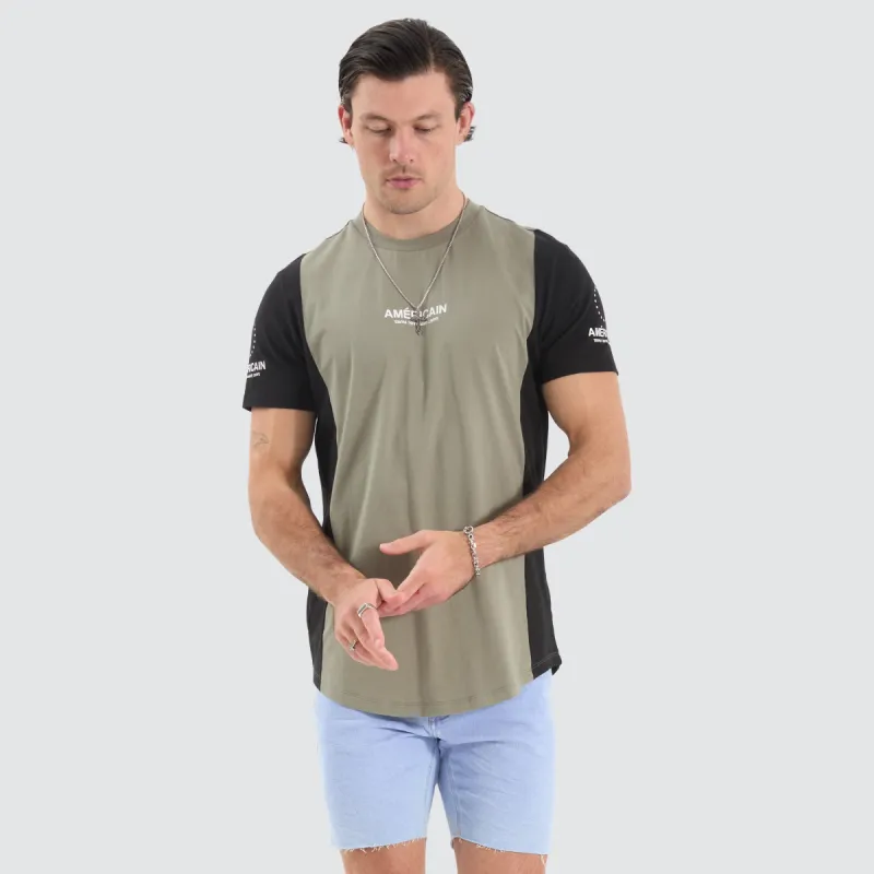 Elrond Dual Curved Tee Black/Shadow sold by Neverland