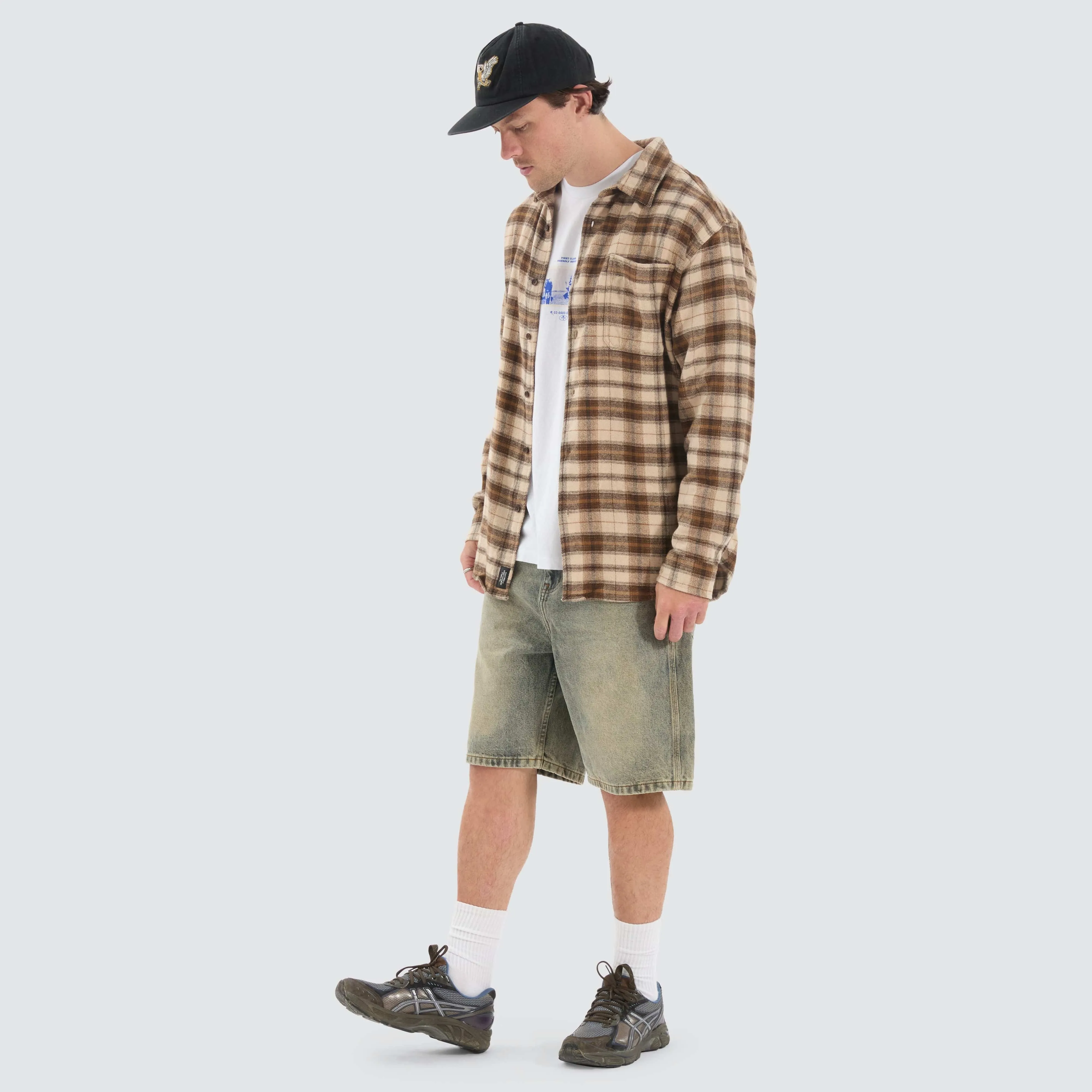 Barrio Flannel Shirt Wren sold by Neverland product image thumbnail 5