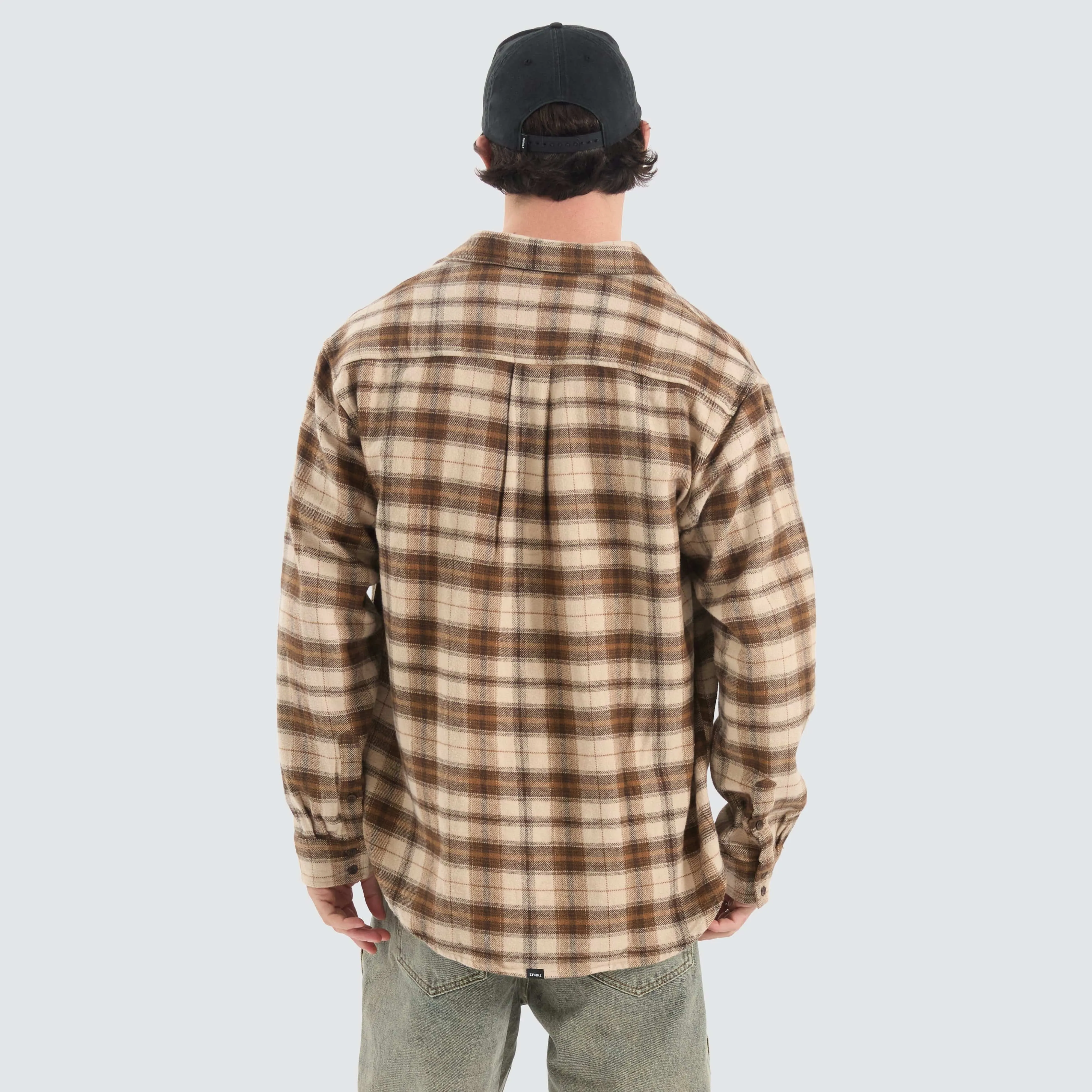 Barrio Flannel Shirt Wren sold by Neverland product image thumbnail 3