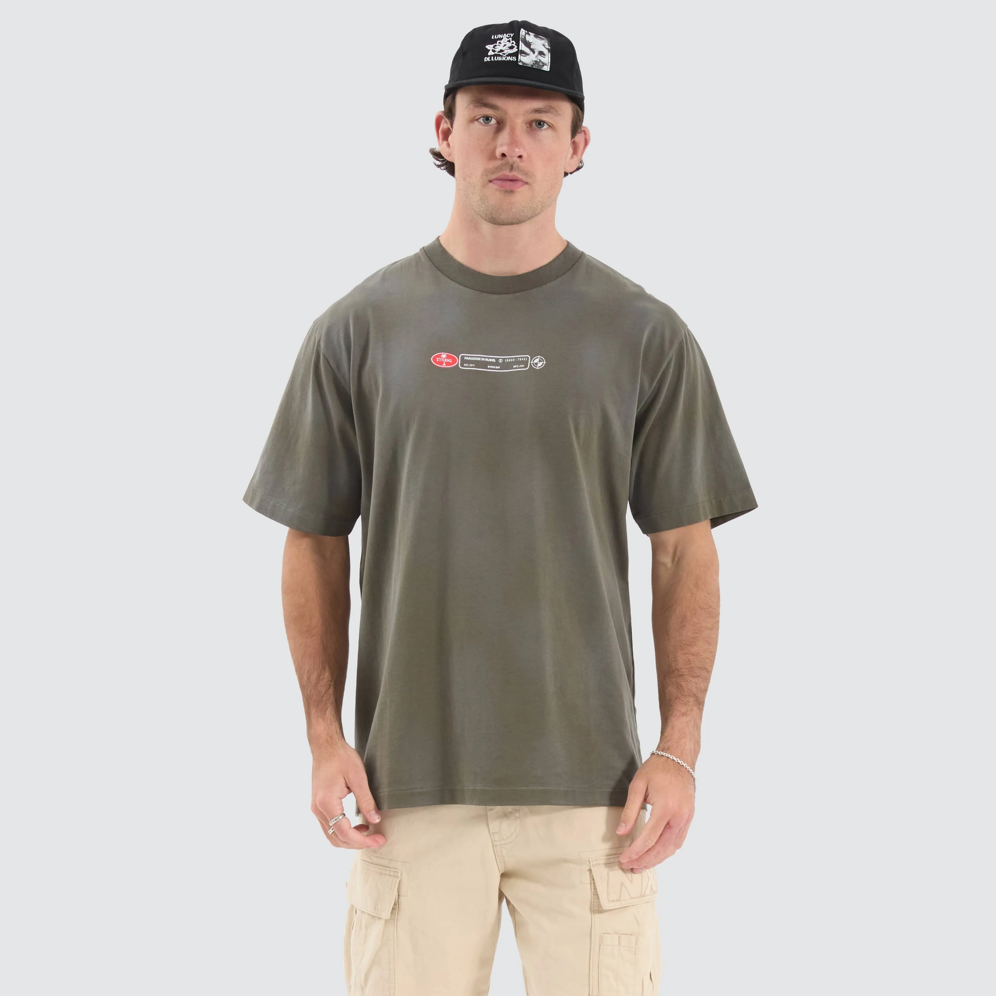 Issued Oversize Tee Grape Leaf Fade sold by Neverland