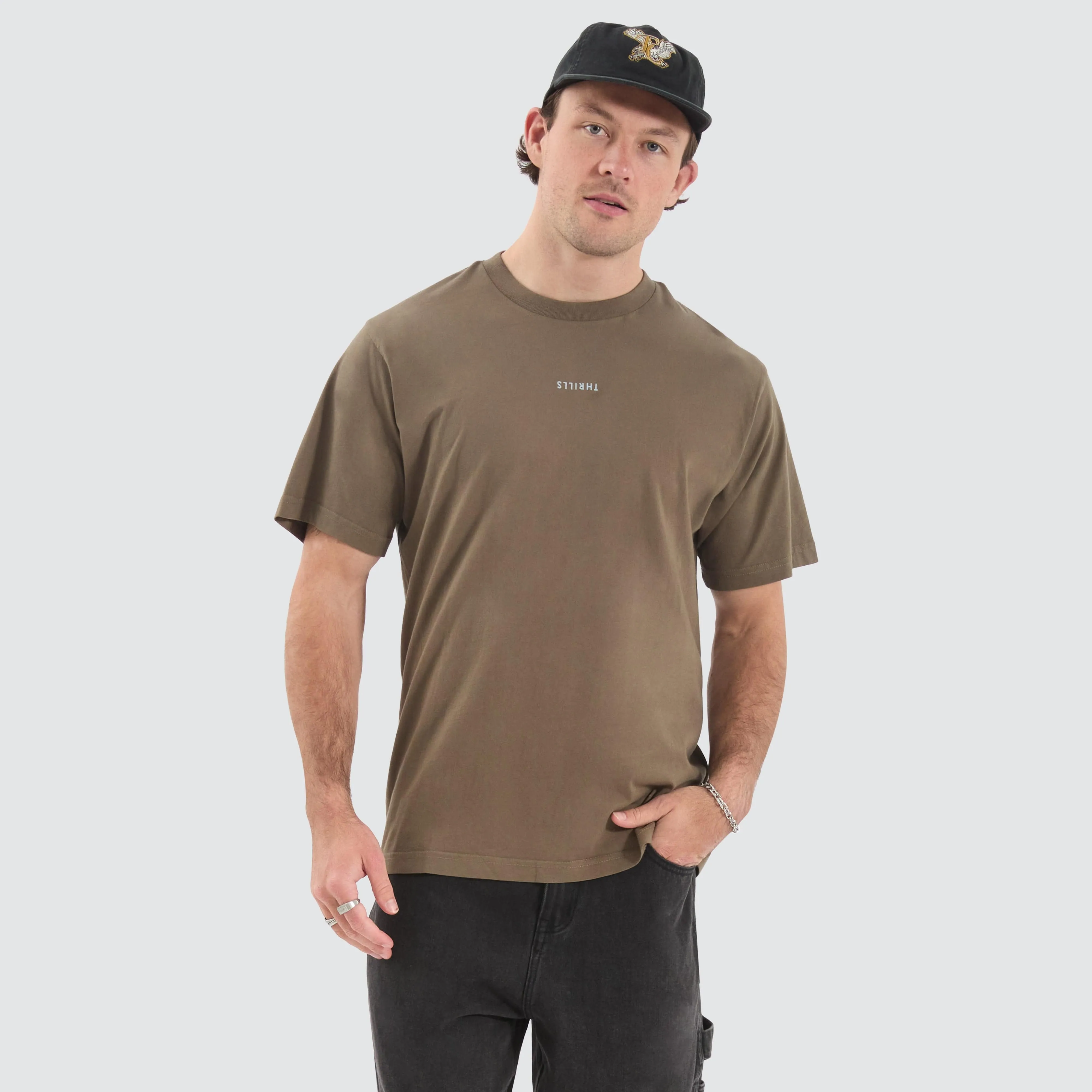 Minimal Thrills Merch Fit Tee Tarmac sold by Neverland