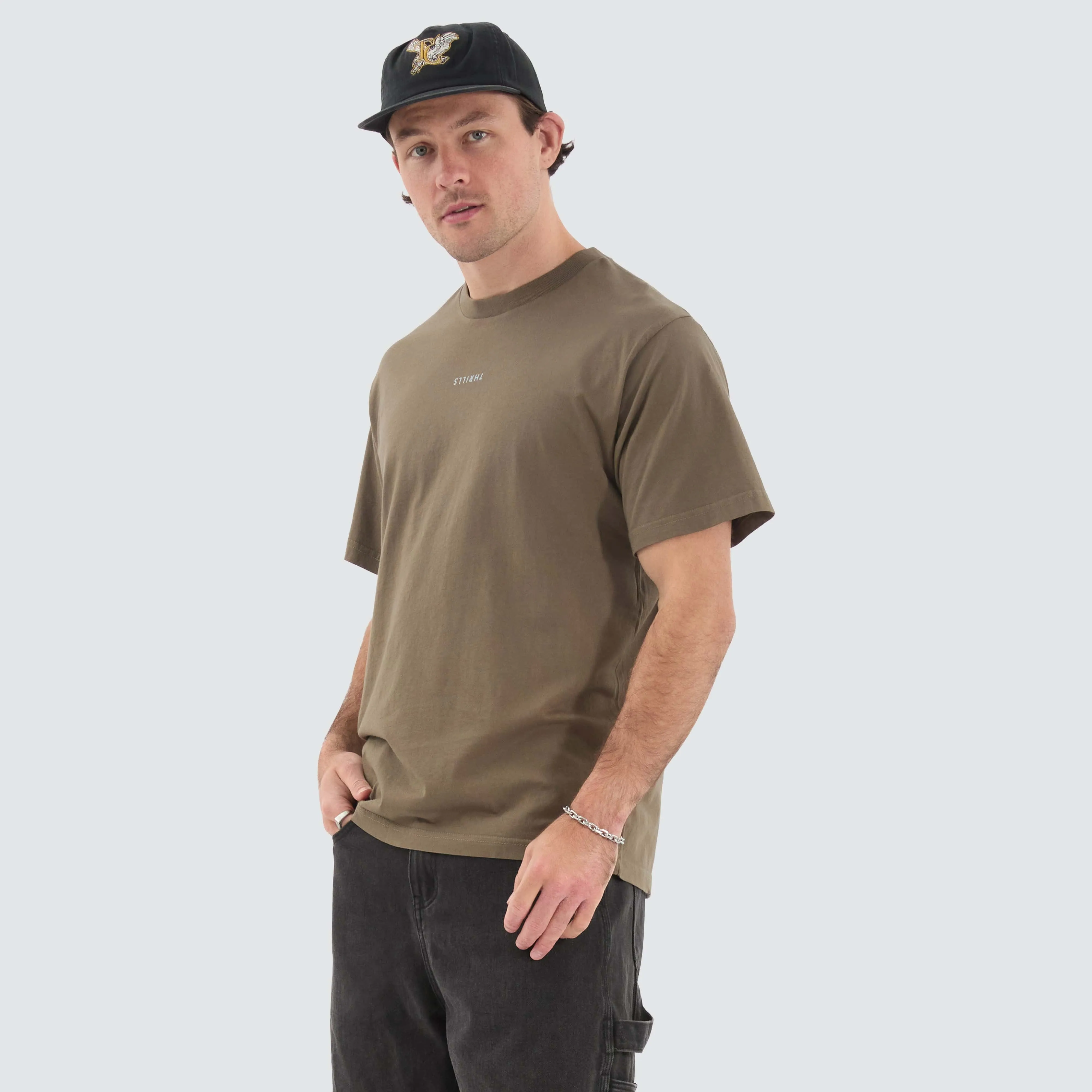 Minimal Thrills Merch Fit Tee Tarmac sold by Neverland product image thumbnail 5