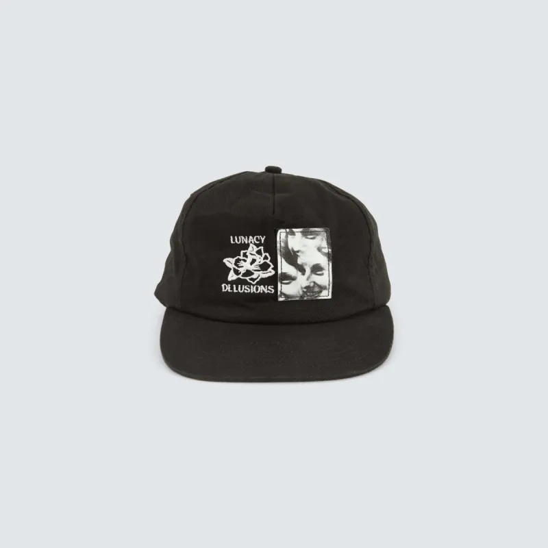 Lunacy Delusions 5 Panel Cap Black sold by Neverland