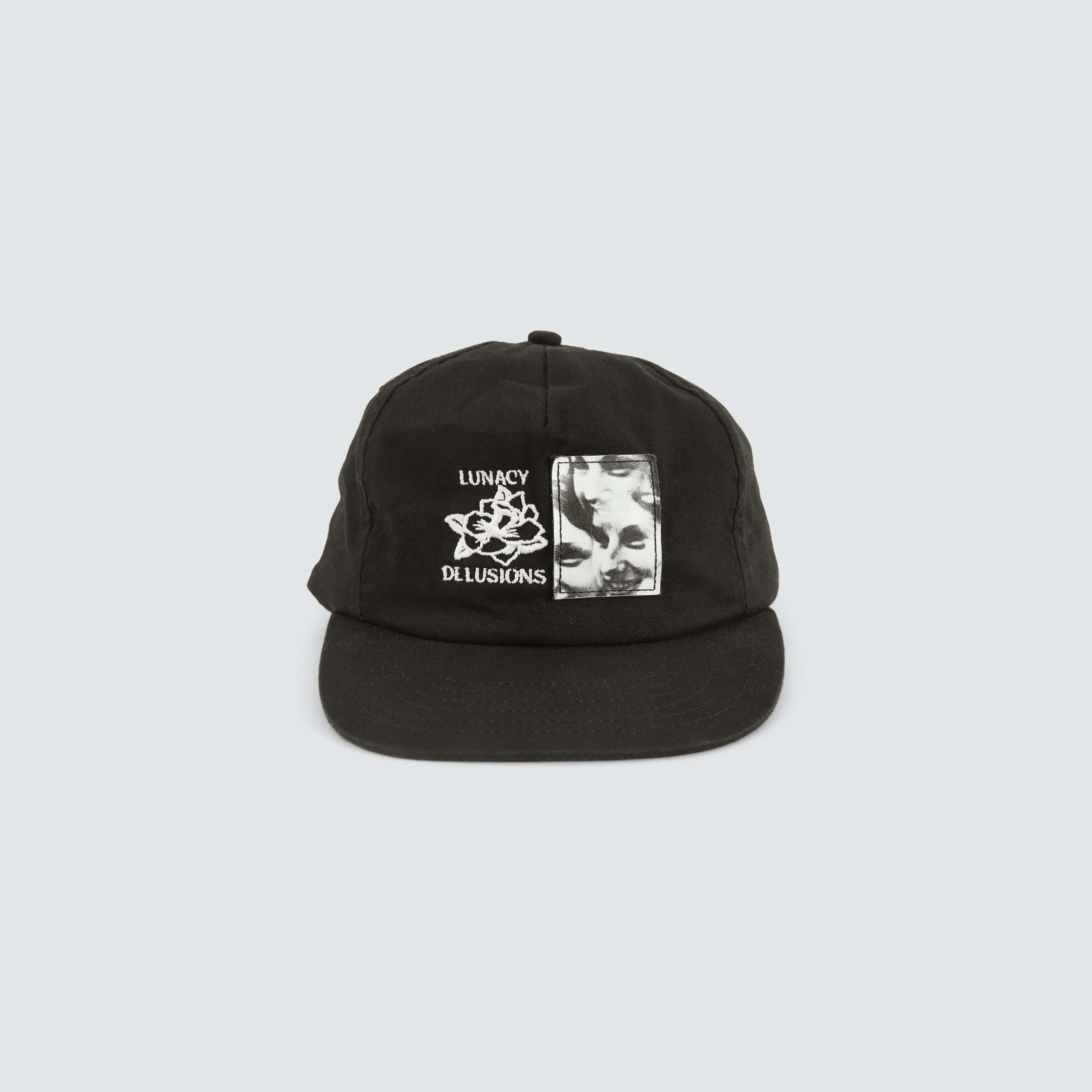 Lunacy Delusions 5 Panel Cap Black sold by Neverland
