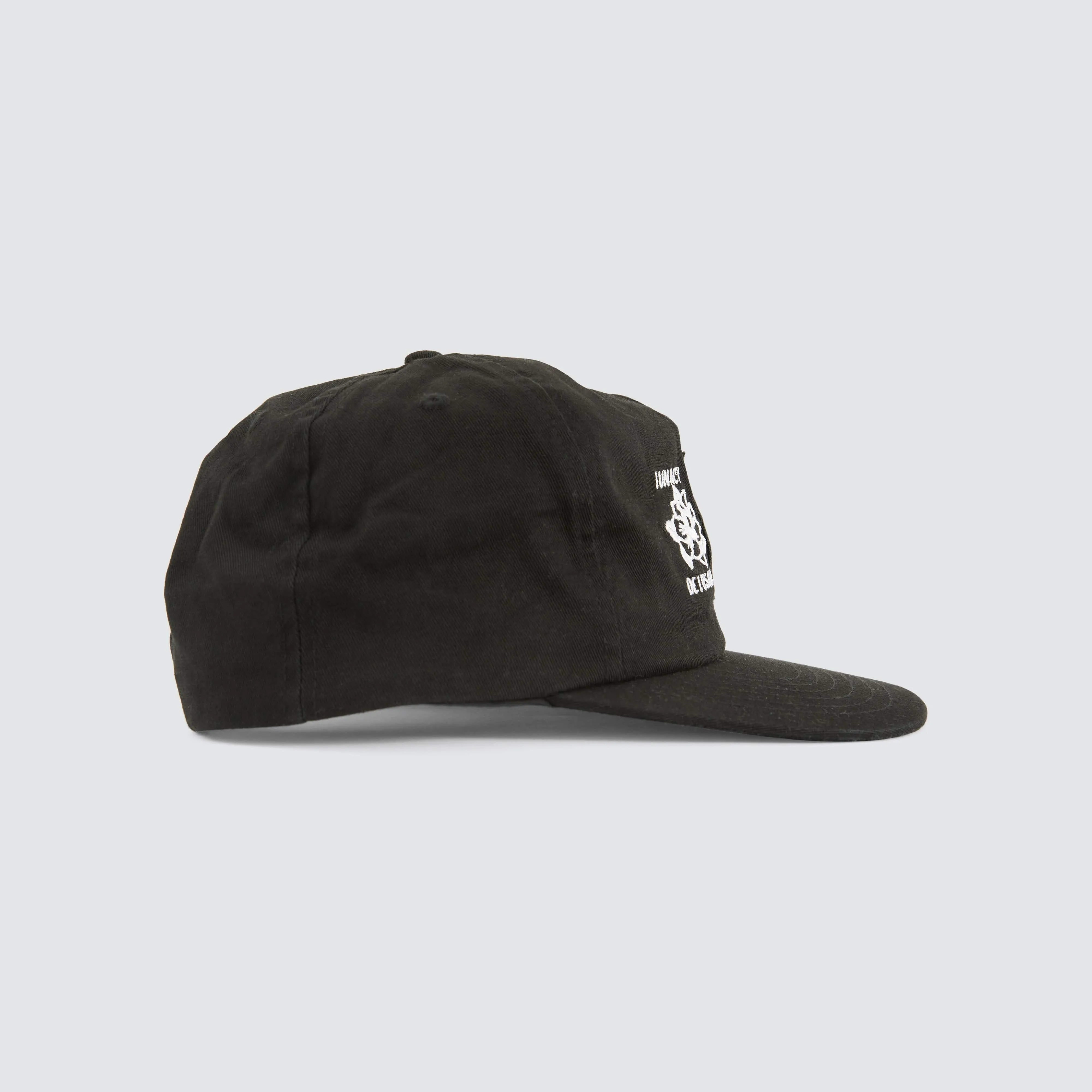 Lunacy Delusions 5 Panel Cap Black sold by Neverland product image thumbnail 3