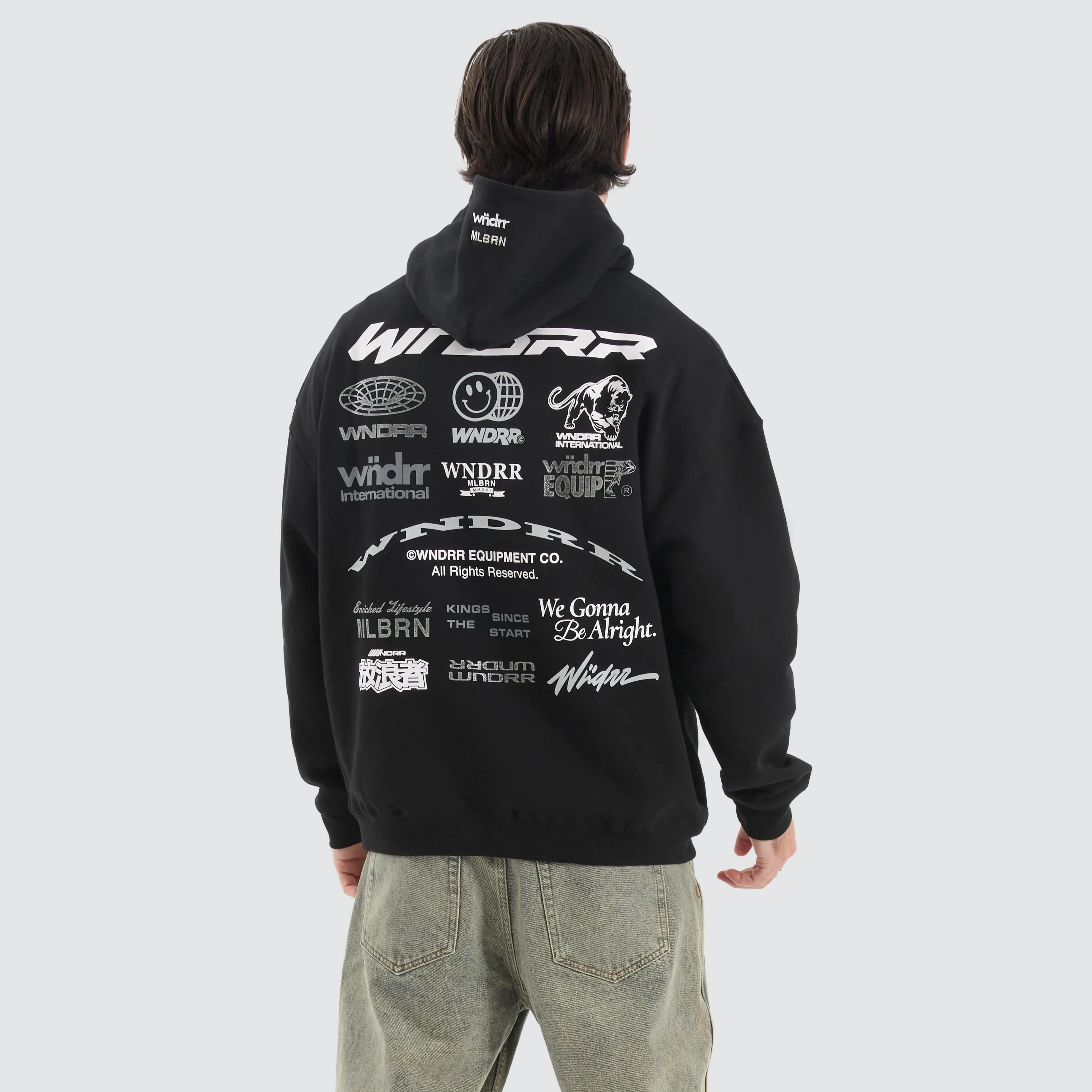 Represent Hood Sweat Black sold by Neverland