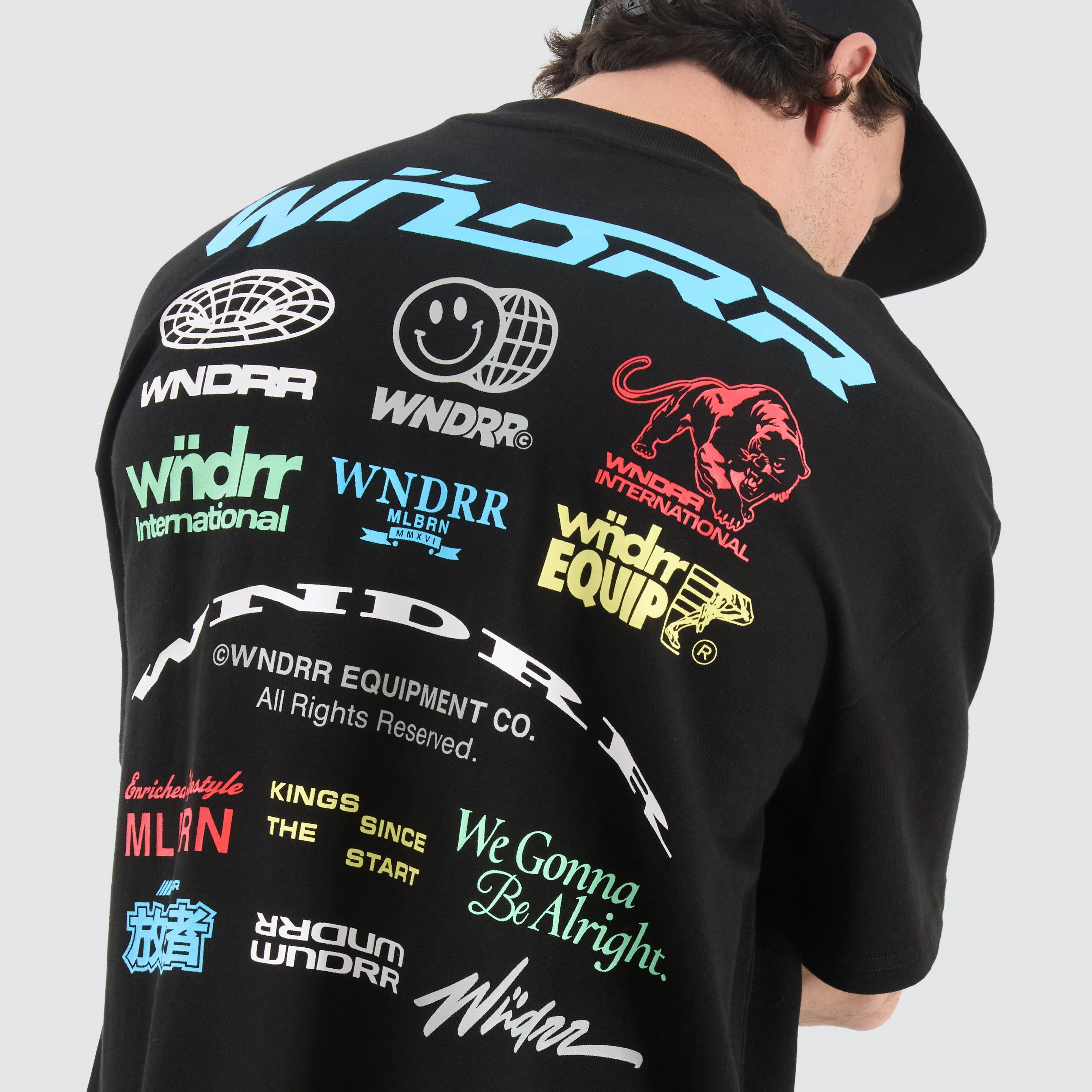 Represent Heavy Box Fit Tee Black sold by Neverland product image thumbnail 3