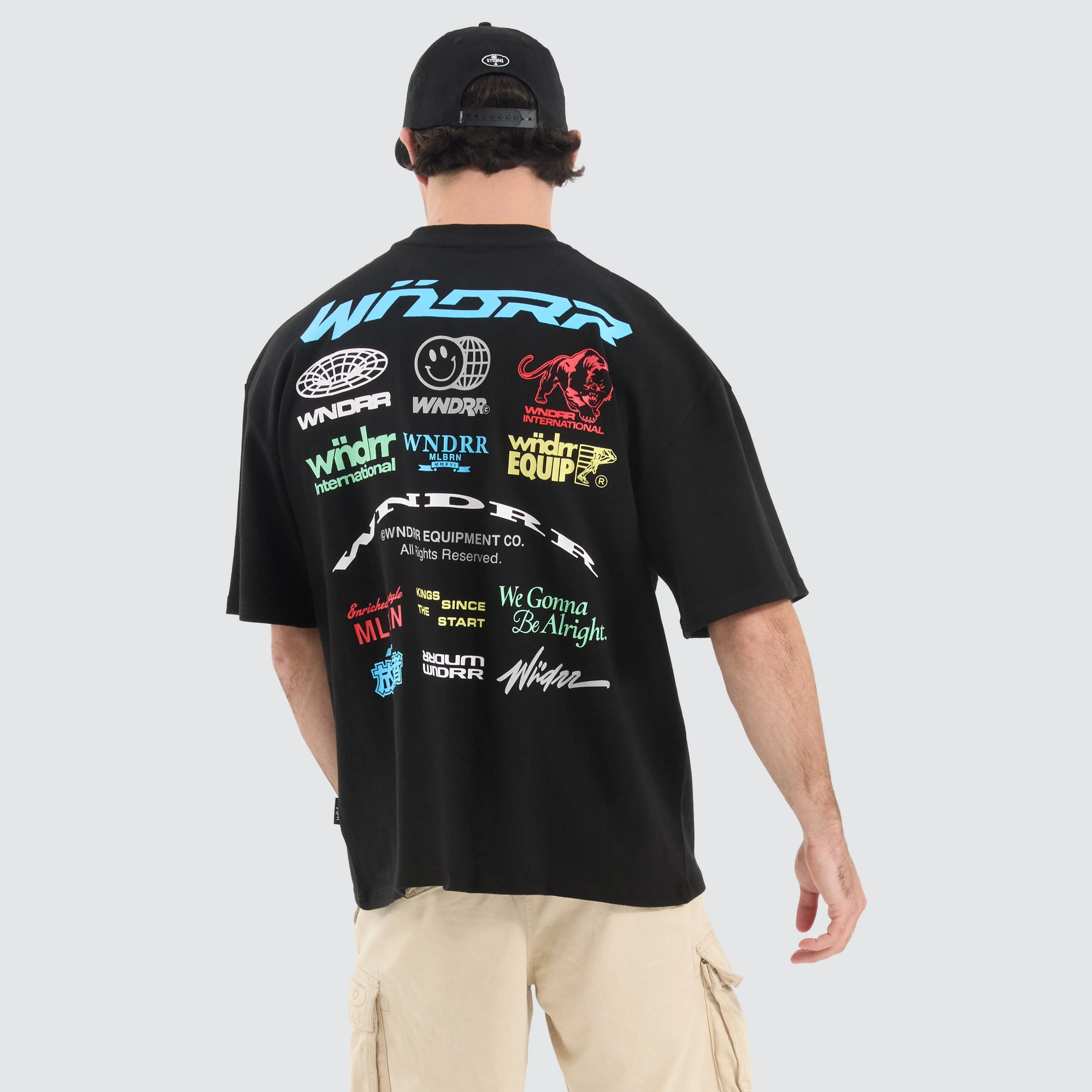 Represent Heavy Box Fit Tee Black sold by Neverland