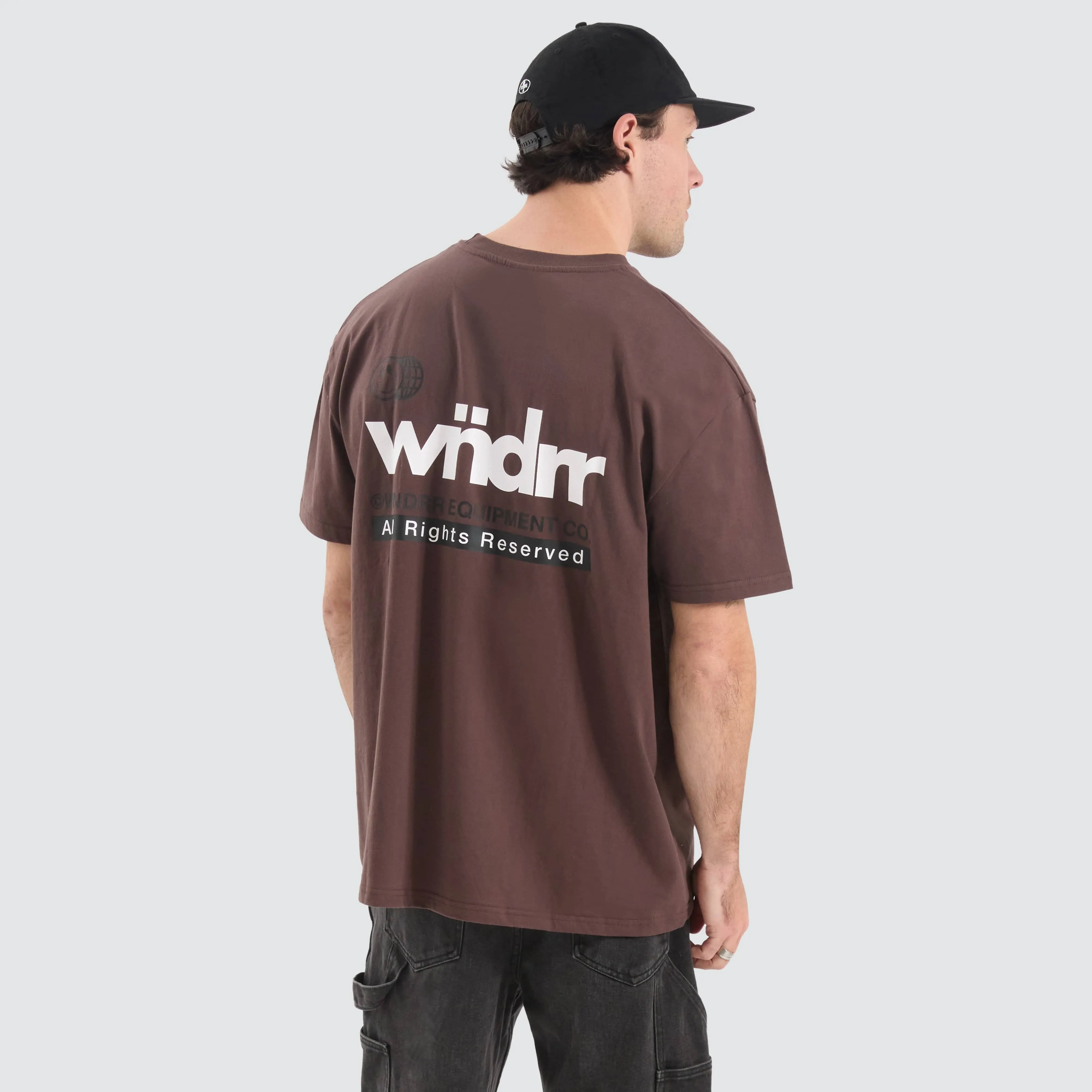 Frontline Box Fit Tee Brown sold by Neverland