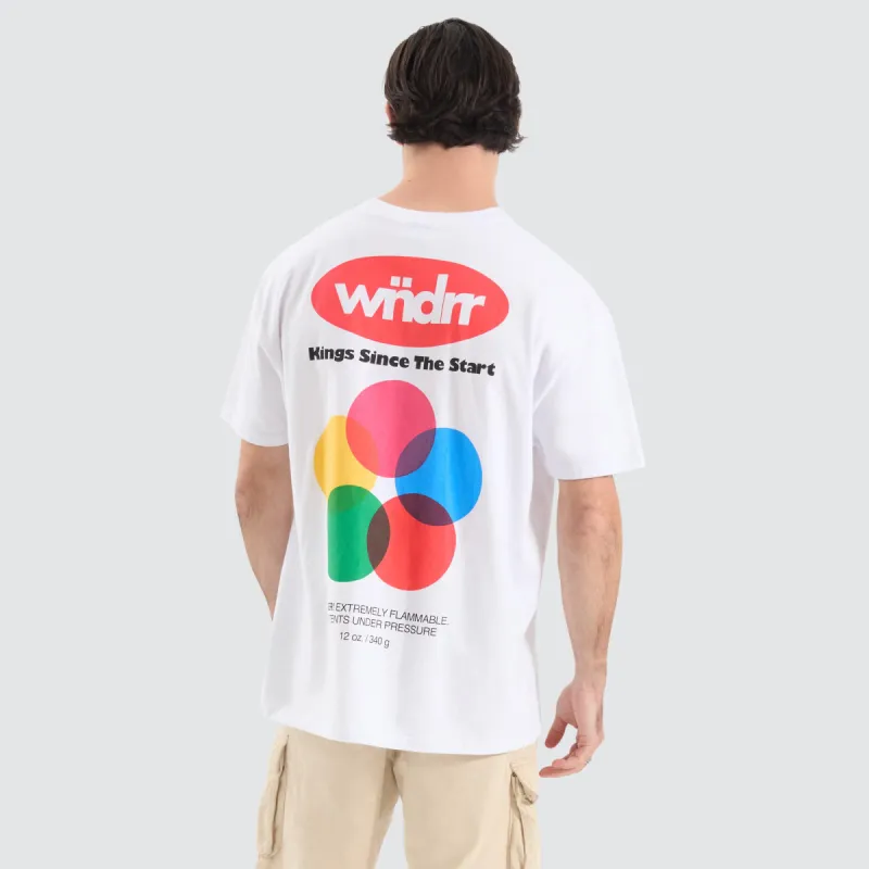 Flammable Box Fit Tee White sold by Neverland