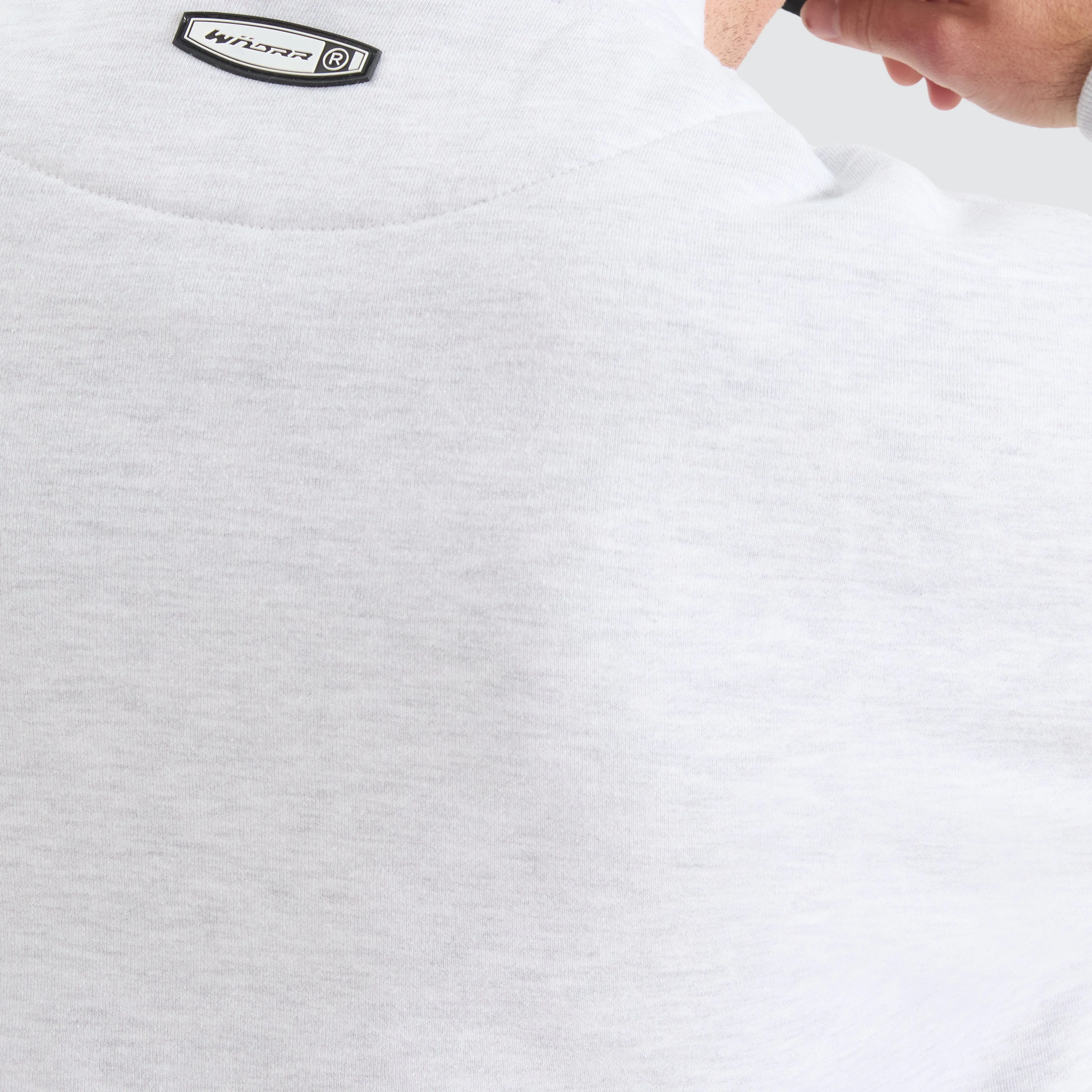 Companion 1/4 Zip Sweat White Marle sold by Neverland product image thumbnail 4