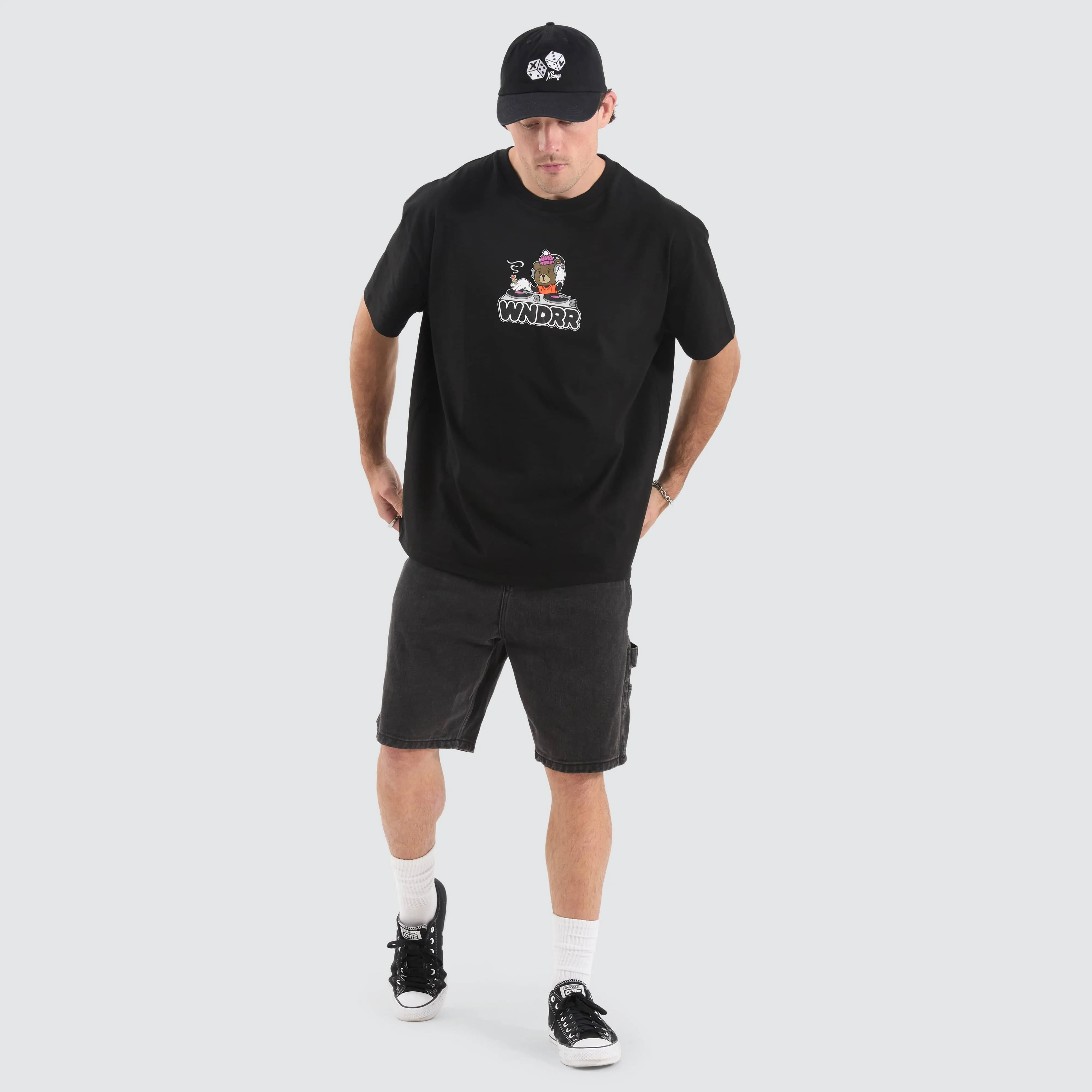 Beats Box Fit Tee Black sold by Neverland product image thumbnail 2