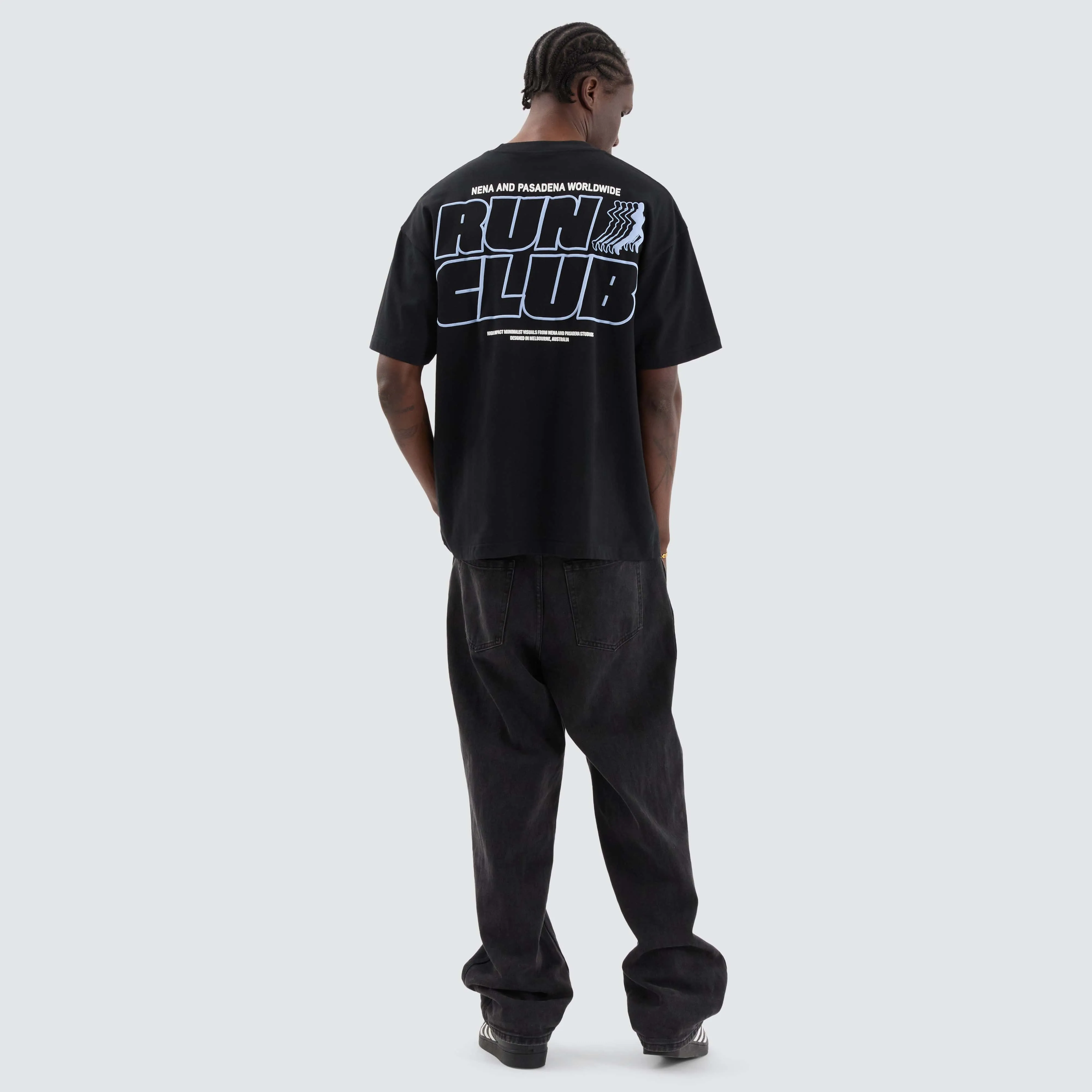 Run Club Raptor Tee Anthracite Black sold by Neverland product image thumbnail 5