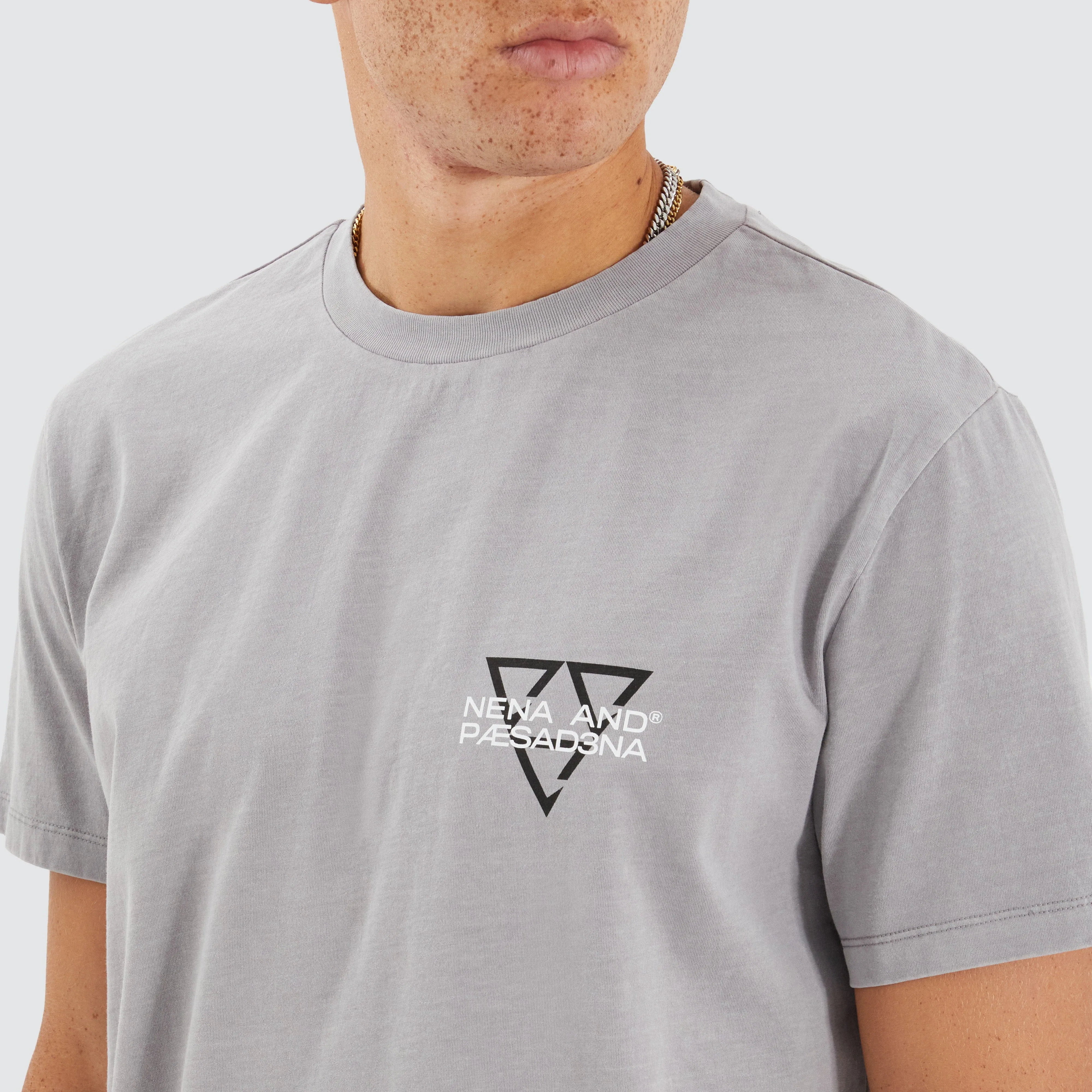 Level Dual Curved Tee Pigment Alloy sold by Neverland product image thumbnail 5