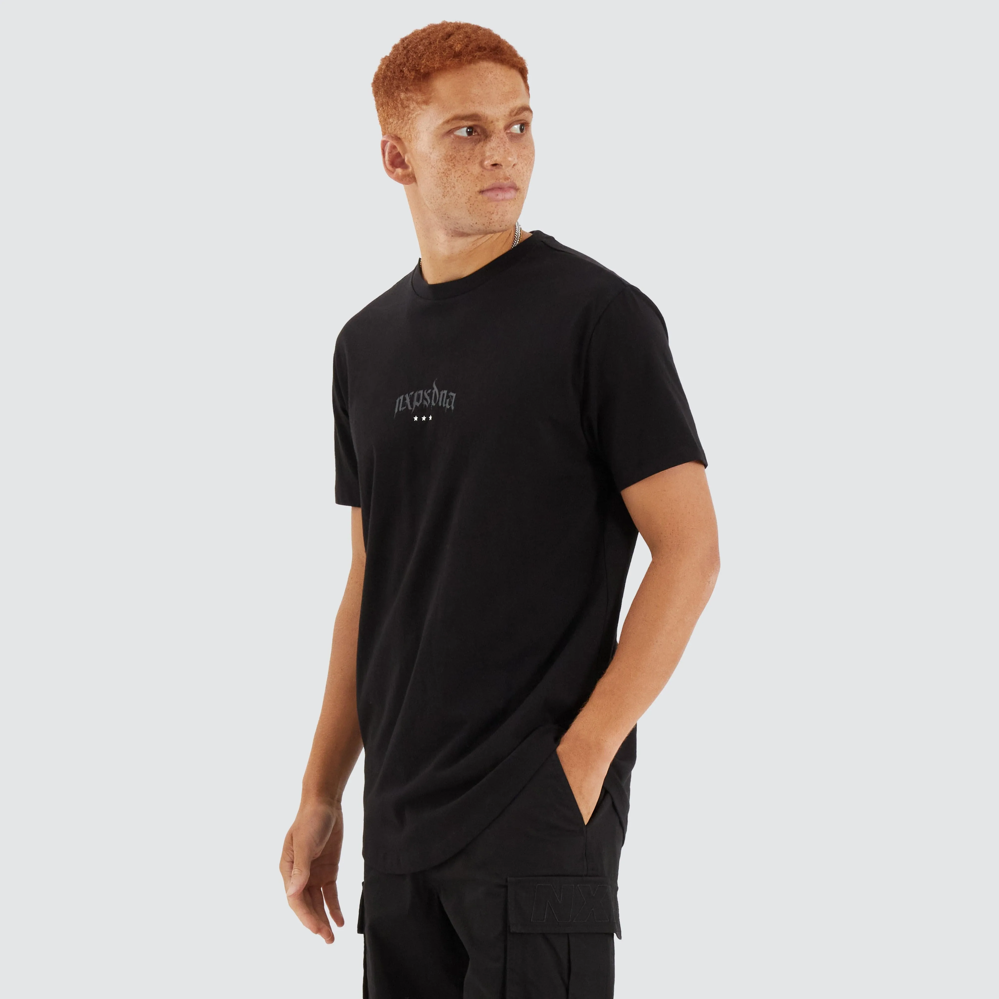 Prime Dual Curved Tee Jet Black sold by Neverland product image thumbnail 2