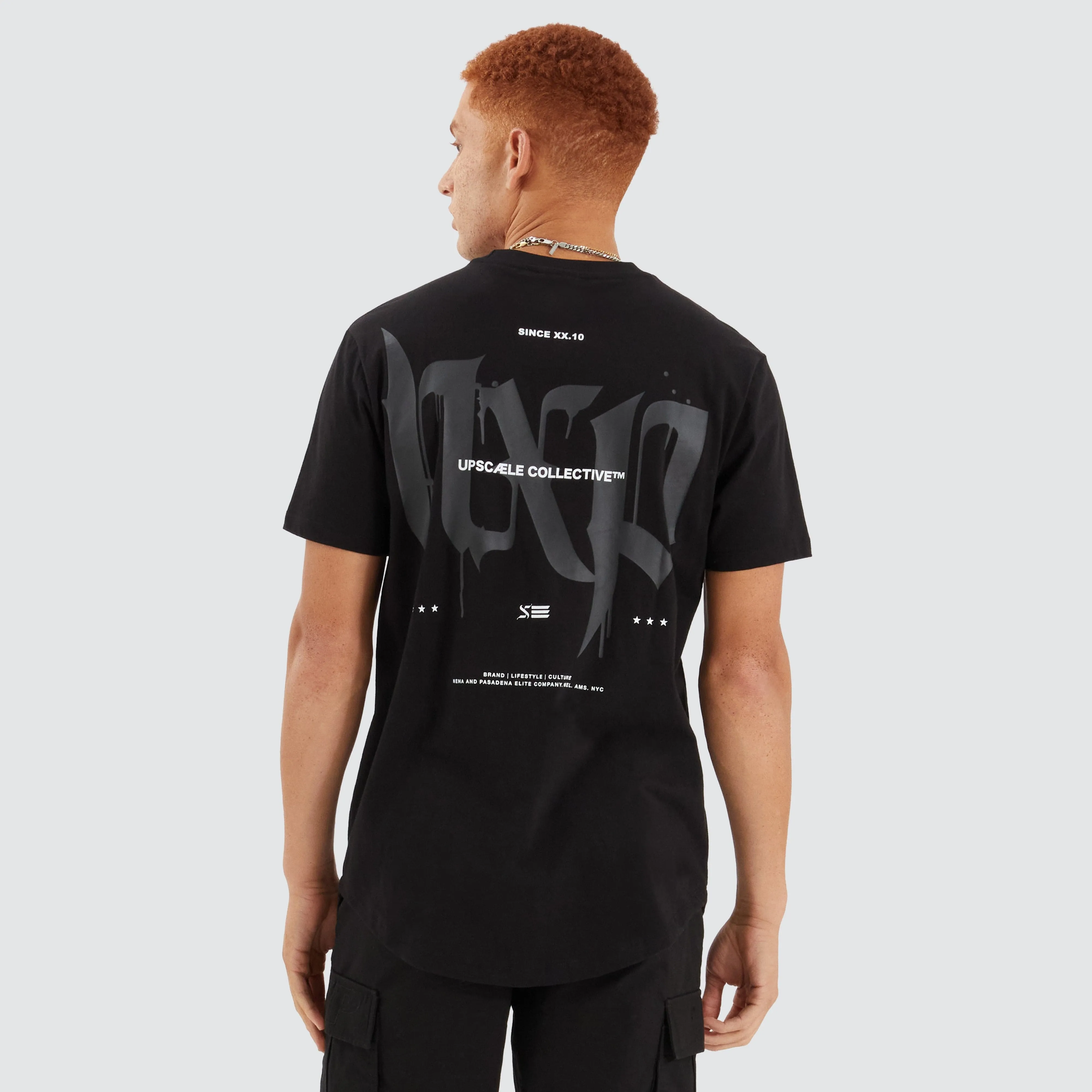 Prime Dual Curved Tee Jet Black sold by Neverland