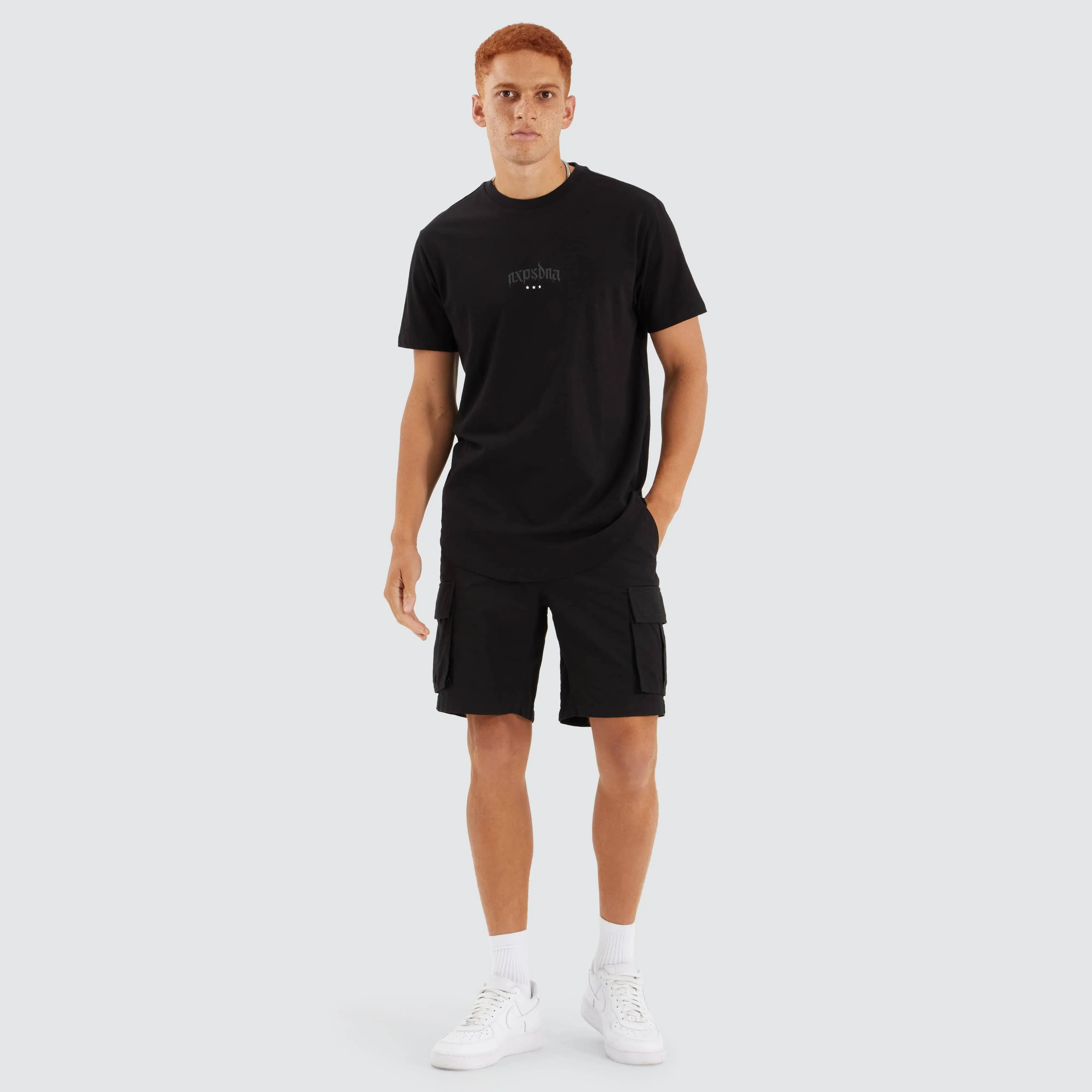 Prime Dual Curved Tee Jet Black sold by Neverland product image thumbnail 4