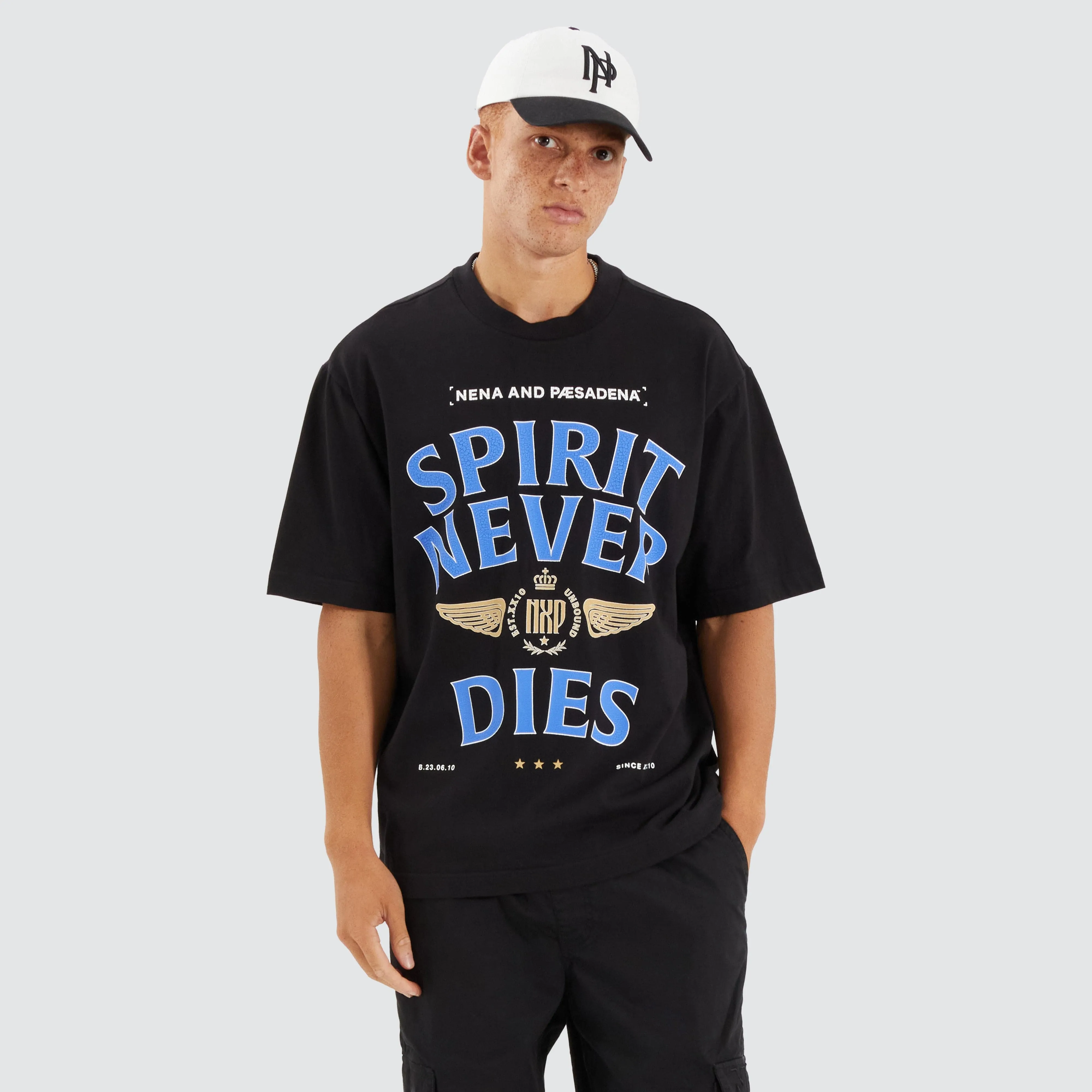 Mount Oversized Tee Jet Black sold by Neverland