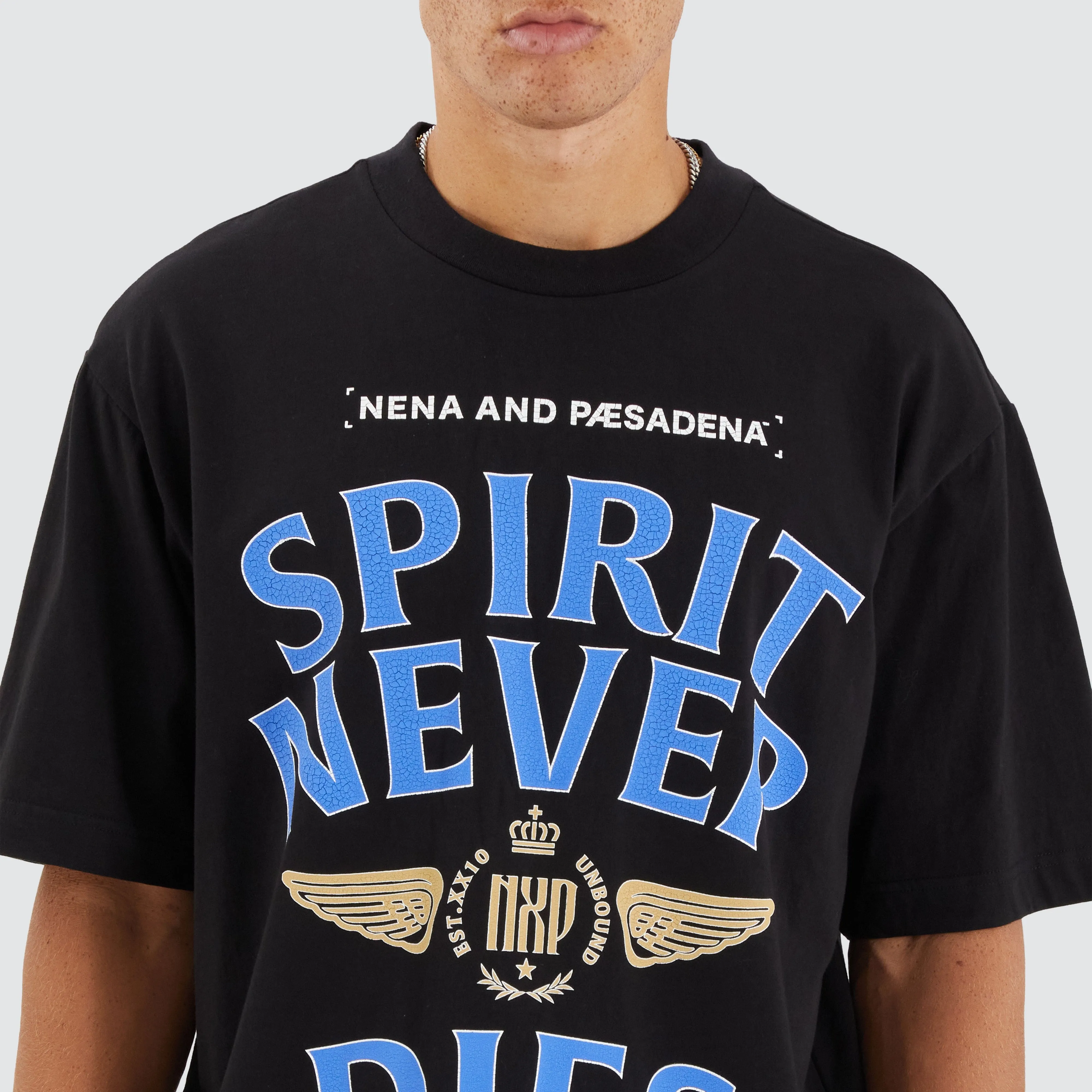Mount Oversized Tee Jet Black sold by Neverland product image thumbnail 3