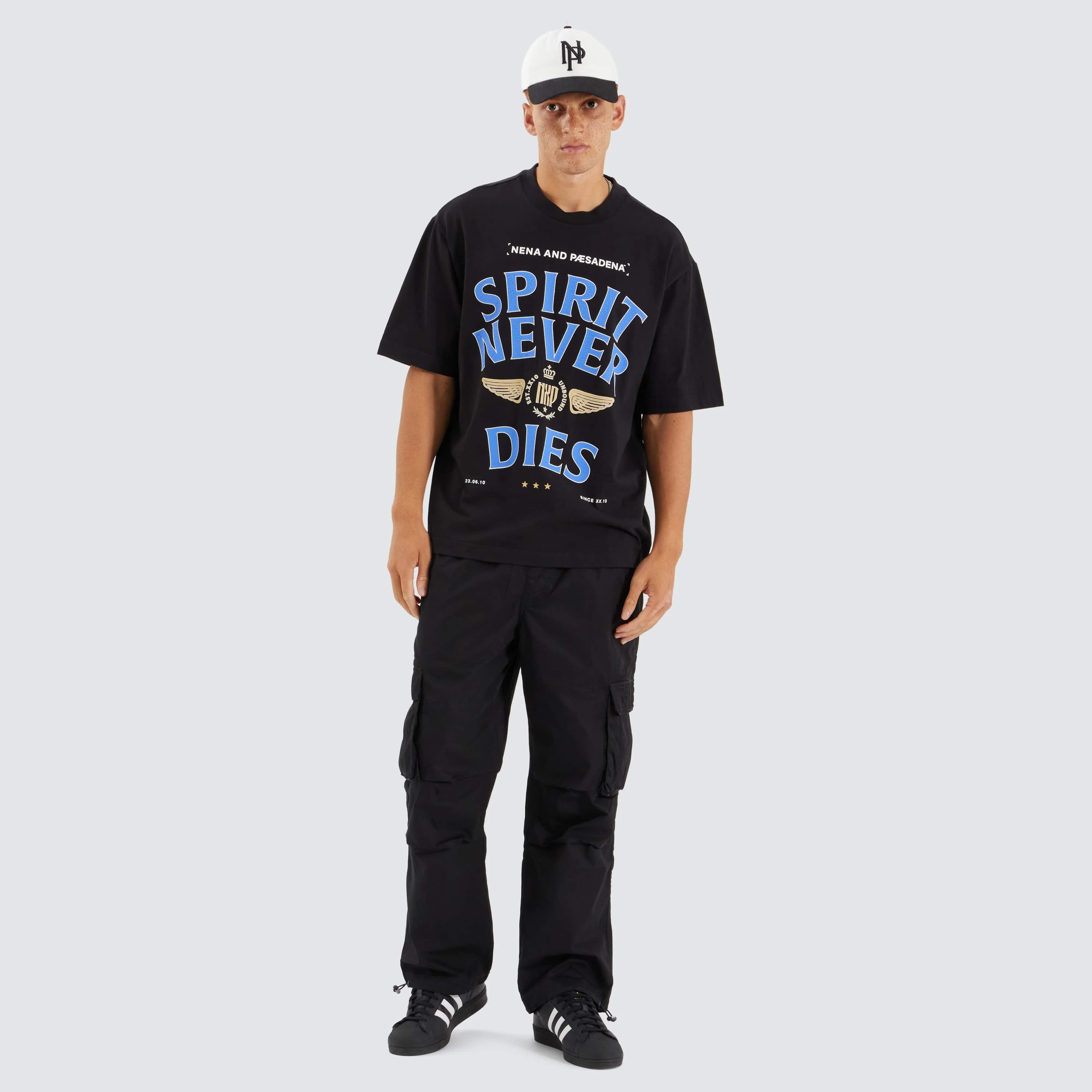 Mount Oversized Tee Jet Black sold by Neverland product image thumbnail 4