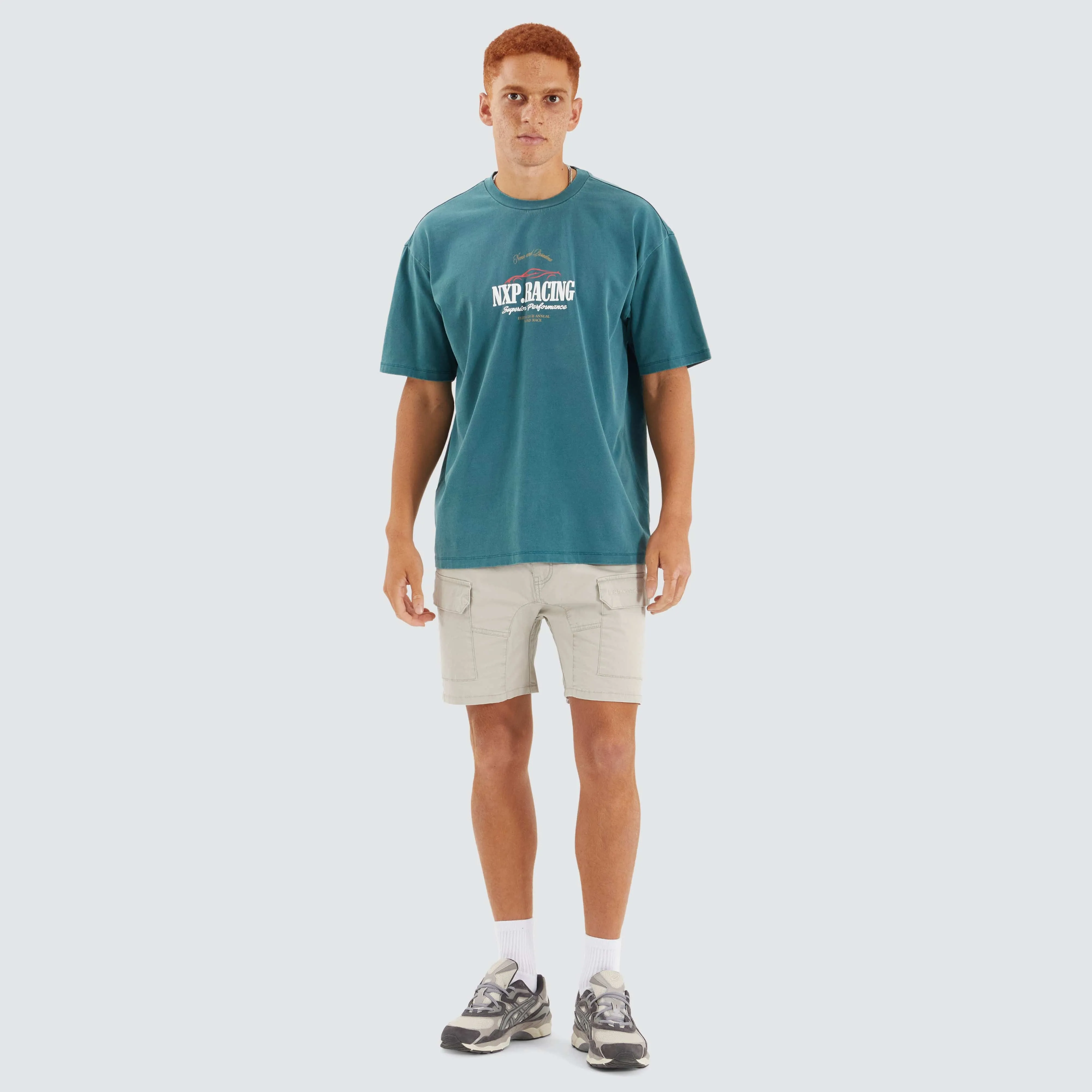 Rein Box Fit Tee Pigment Sea Moss sold by Neverland product image thumbnail 4