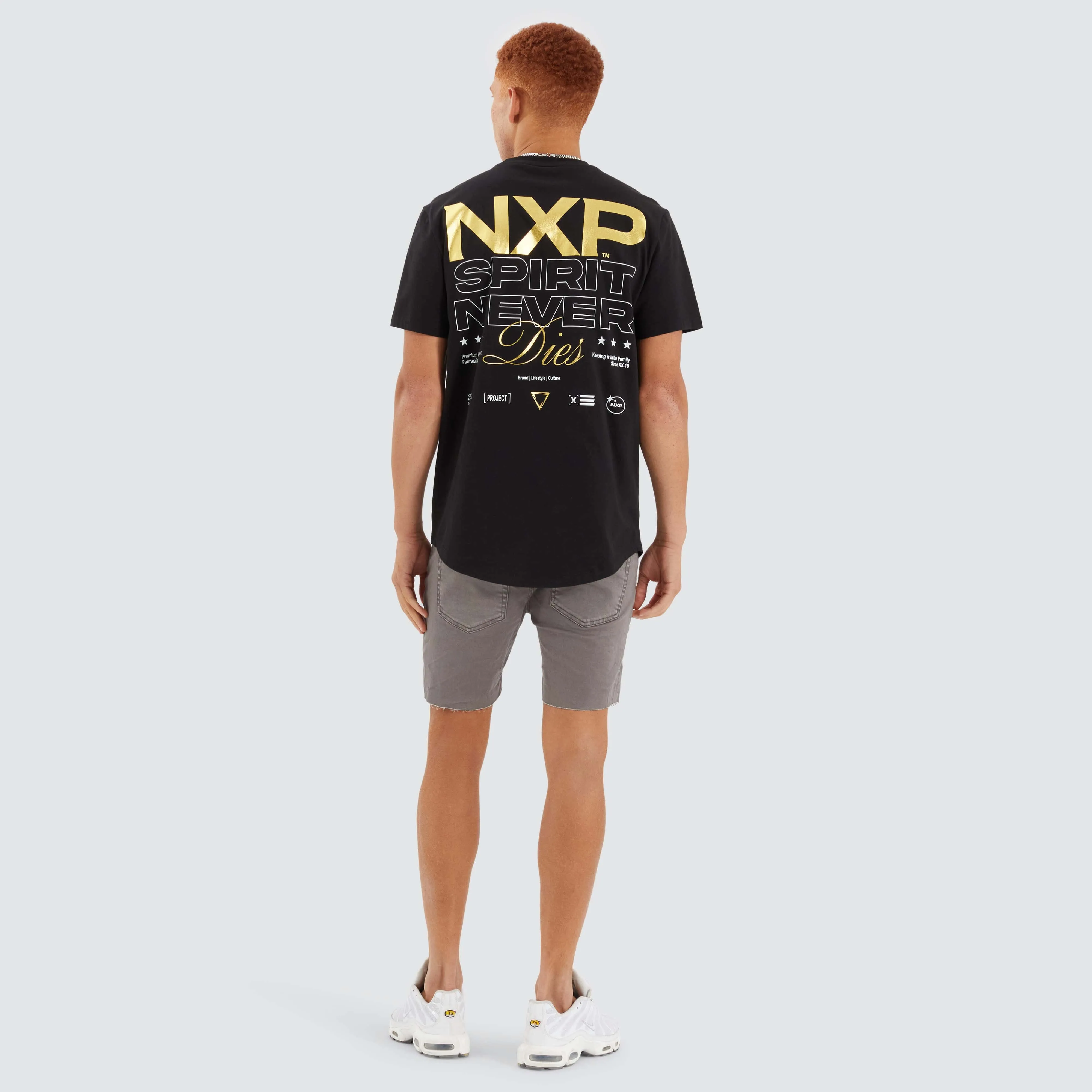 Simulation Dual Curved Tee Jet Black sold by Neverland product image thumbnail 5