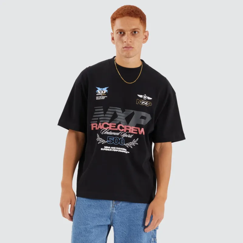 Noble Street Tee Jet Black sold by Neverland